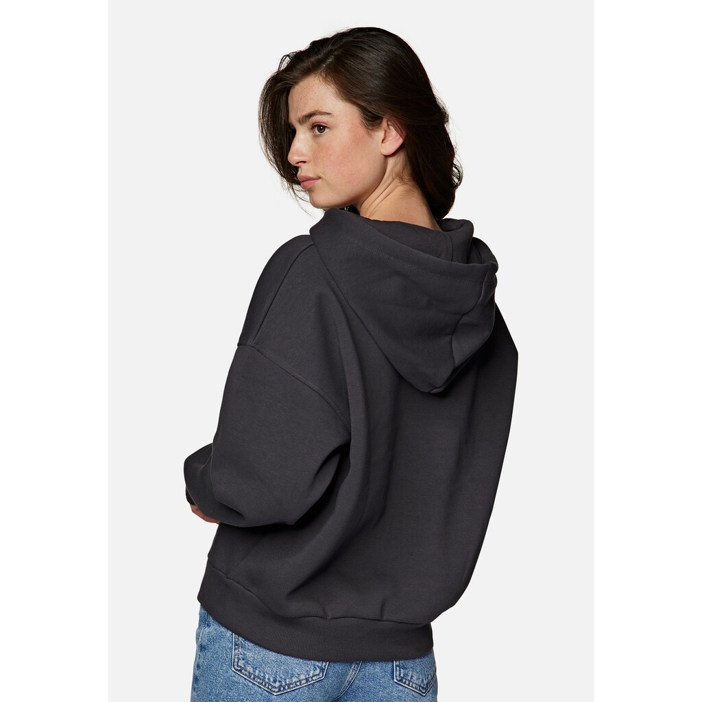 Damenmode Pullover Mavi Kapuzenpullover »LOVE ALWAYS SWEATSHIRT«, Kapuze mit Kordelzug schwarz Damenmode Pullover Mavi Kapuzenpullover »LOVE ALWAYS SWEATSHIRT«, Kapuze mit Kordelzug schwarz