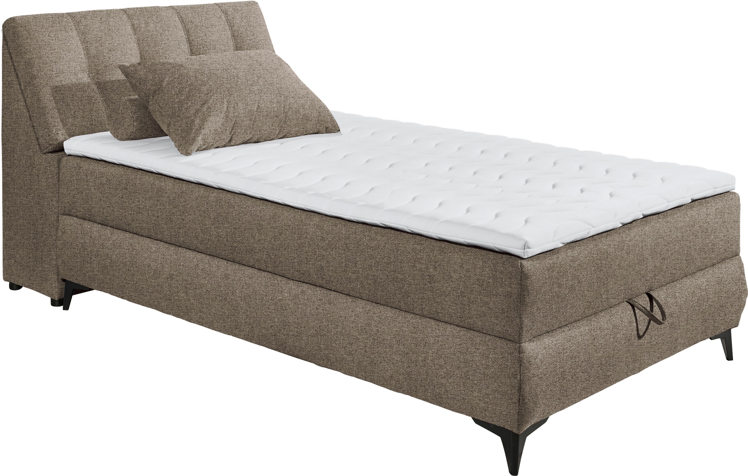 ED EXCITING DESIGN Boxbett »Atlantis« mit Bettkasten und Stauraum im Kopfteil