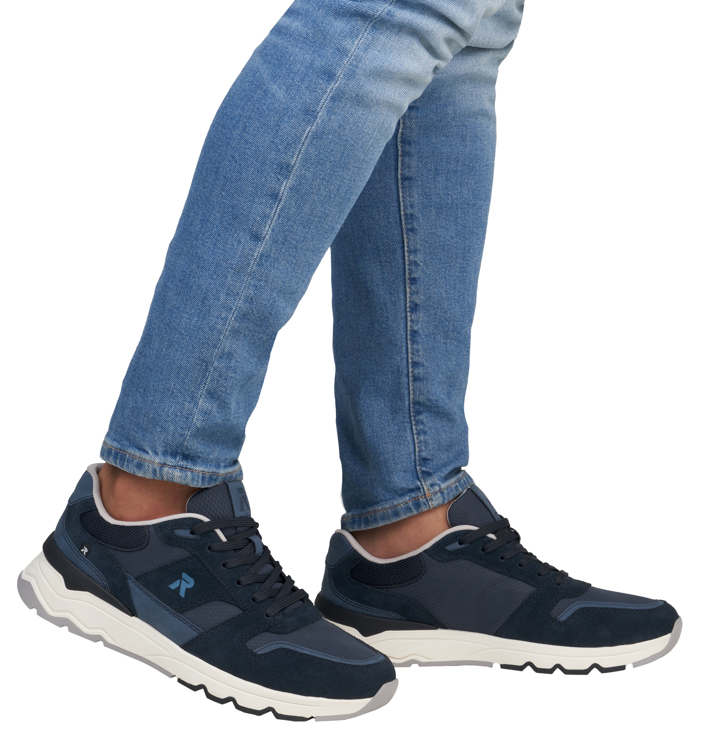 RIEKER Sport Sneaker, Schnürschuh, Halbschuh, Freizeitschuh mit Soft-Innensohle