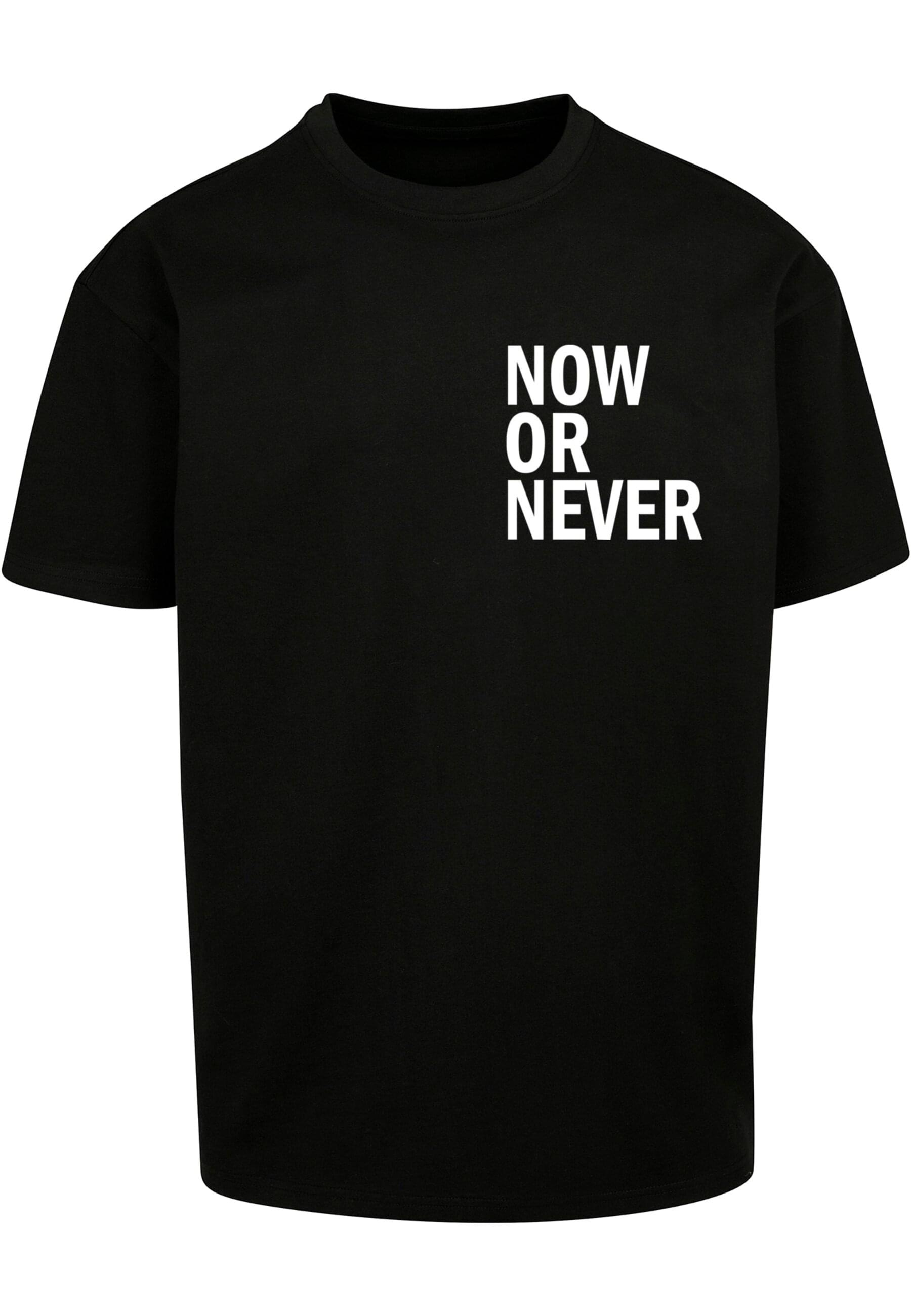 Merchcode T-Shirt "Merchcode Herren Now Or Never Heavy Oversize Tee" günstig online kaufen