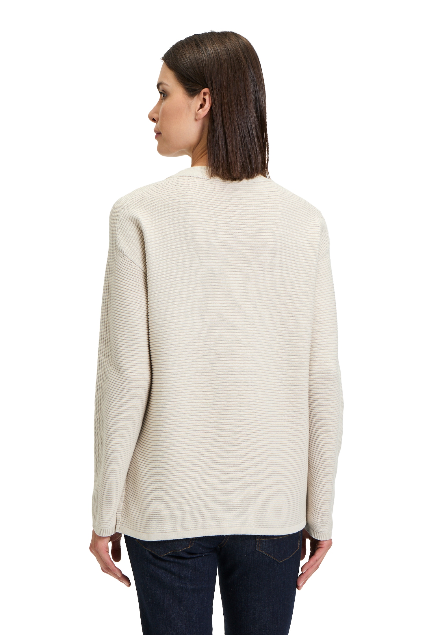 Betty Barclay Strickpullover »Betty Barclay Strickpullover unifarben«, (1 tlg.), Bindeband