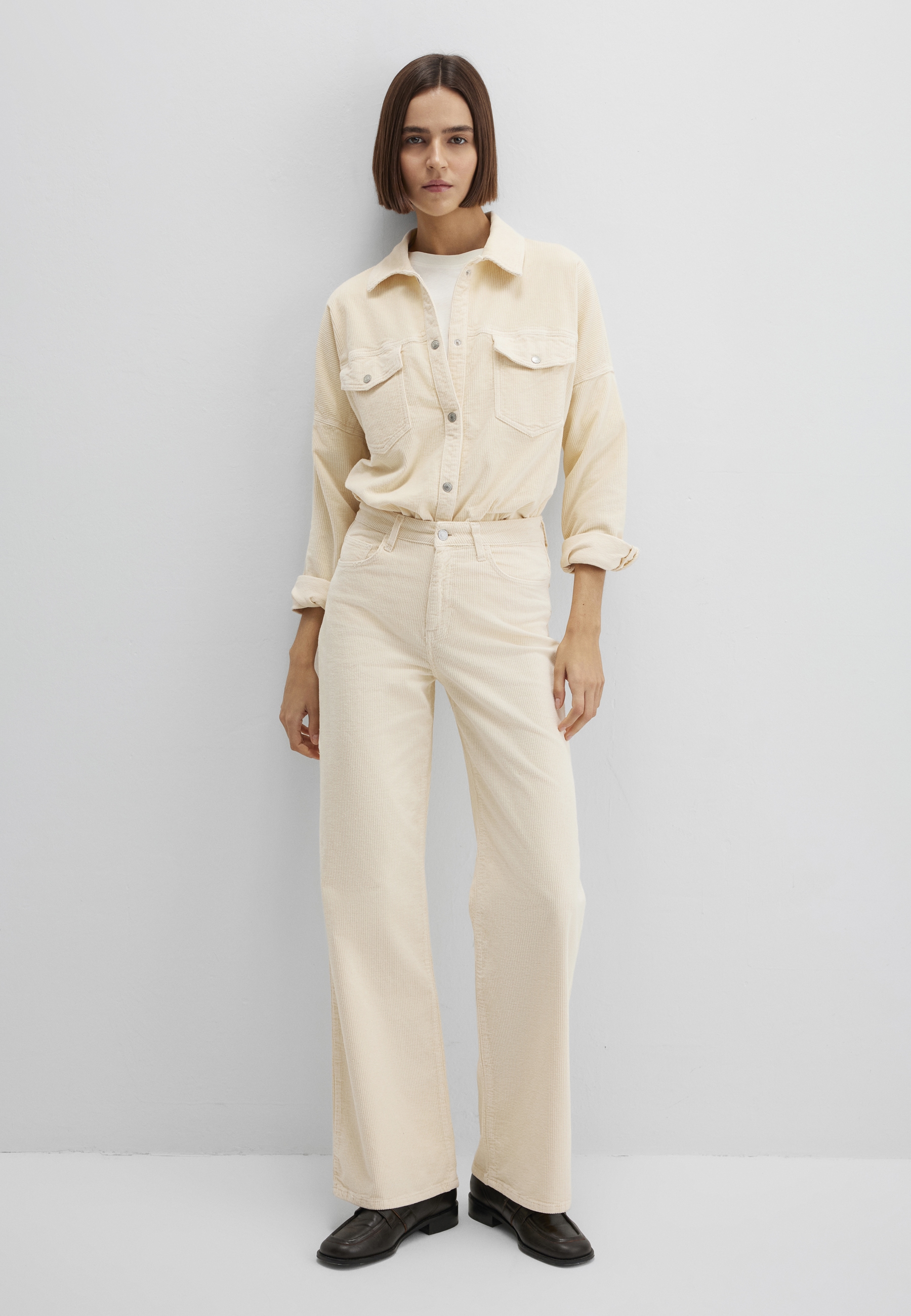 Mavi Hemdbluse »FIONA« Boyfriend Cord Overshirt