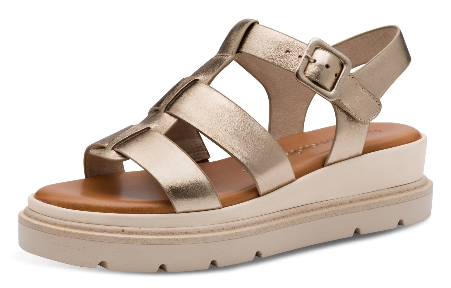 Tamaris Keilsandalette, Plateau, Riemchensandale, Sommerschuh mit verstellb günstig online kaufen