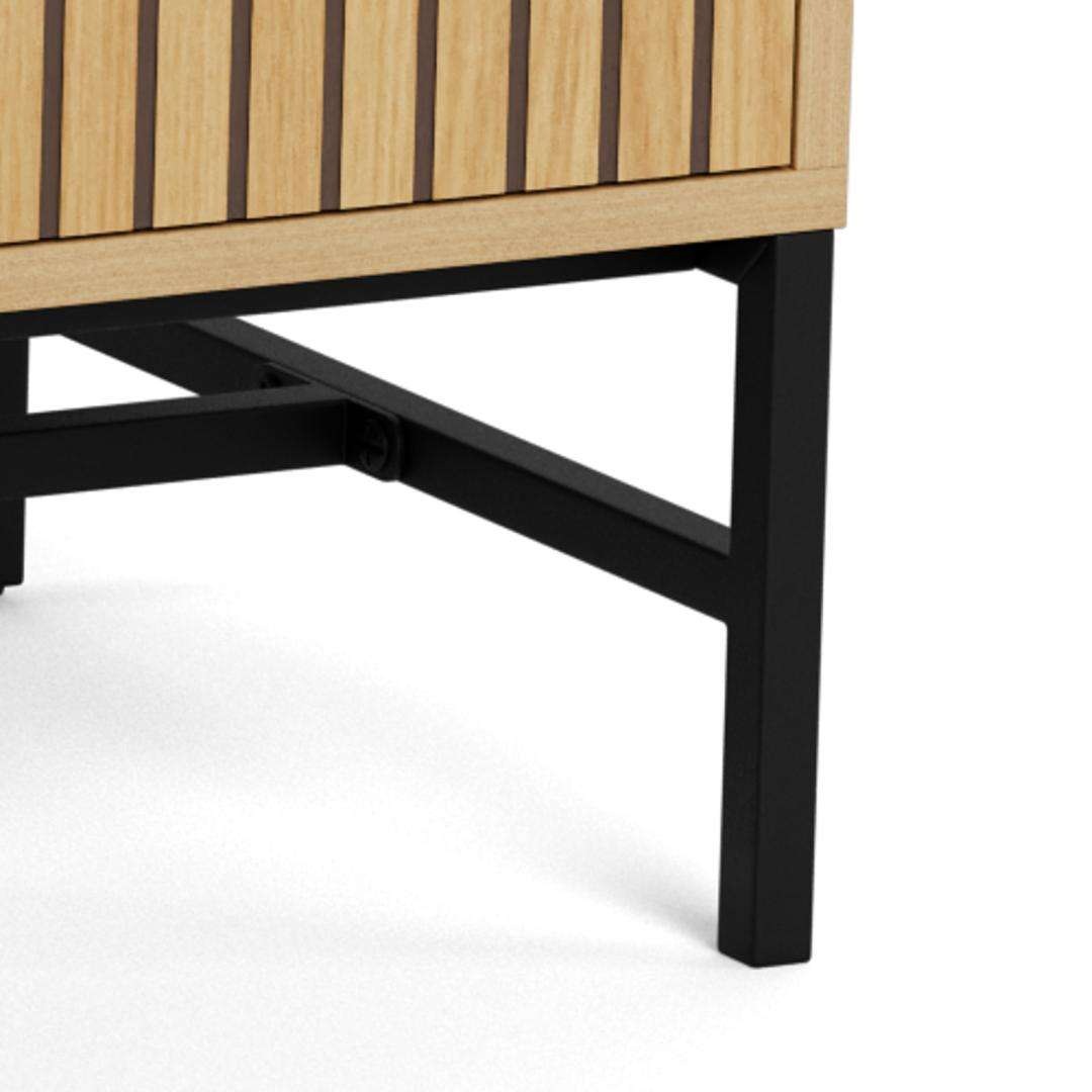ACTONA GROUP Kommode »Albany Kommode – modernes Design & viel Stauraum mit Lamellenfront« Kommode mit 6 Schubladen, Eiche mit Lamellenfront, B: 157,9 cm