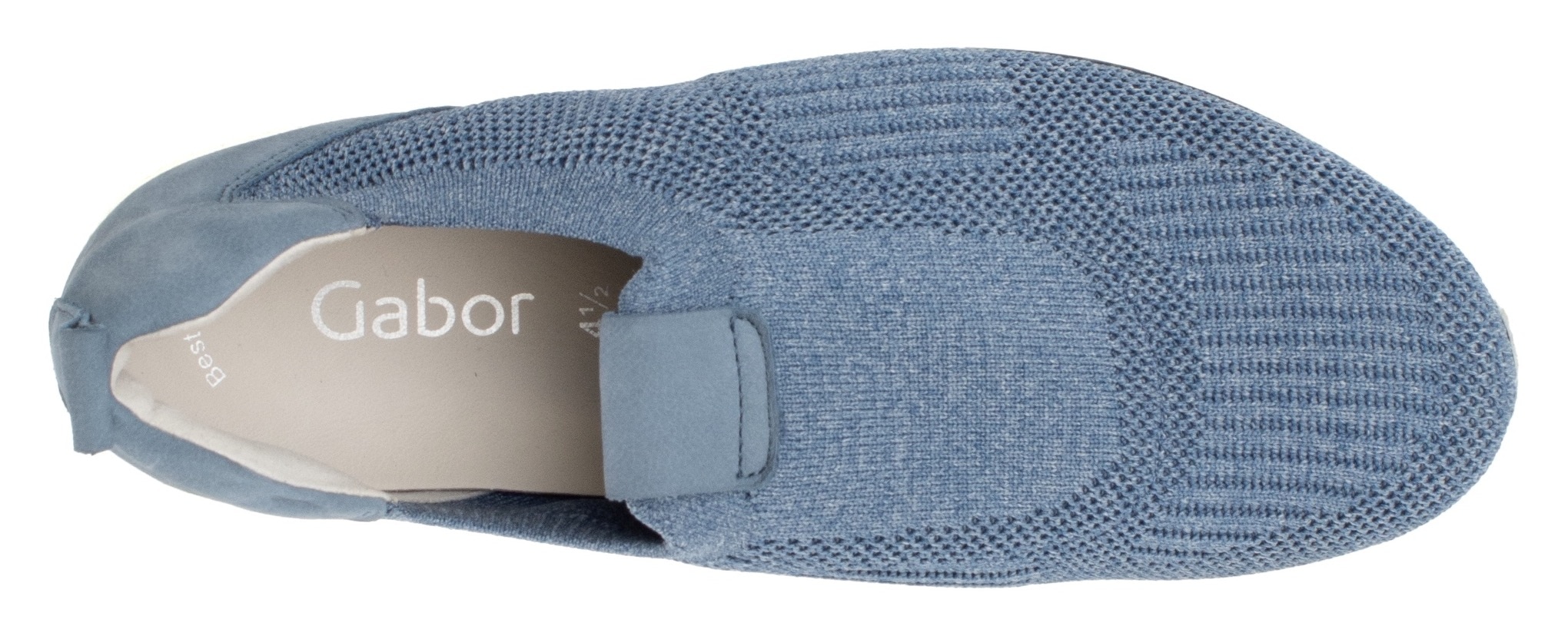 Gabor Slip-On Sneaker, Slipper, Halbschuh mit Best Fitting für komfortable Passform