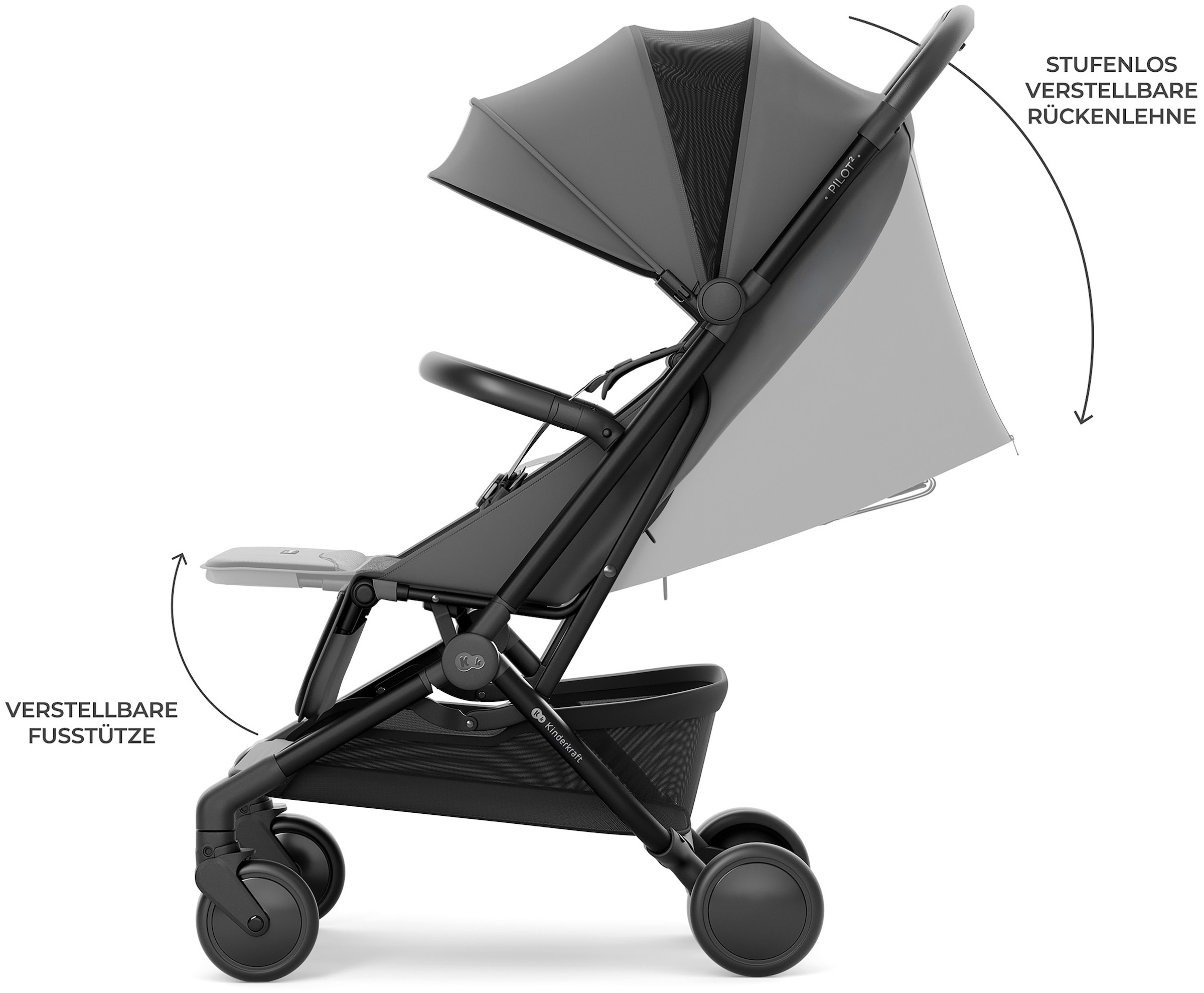 Kinderkraft Kinder-Buggy »PILOT 2« 22 kg