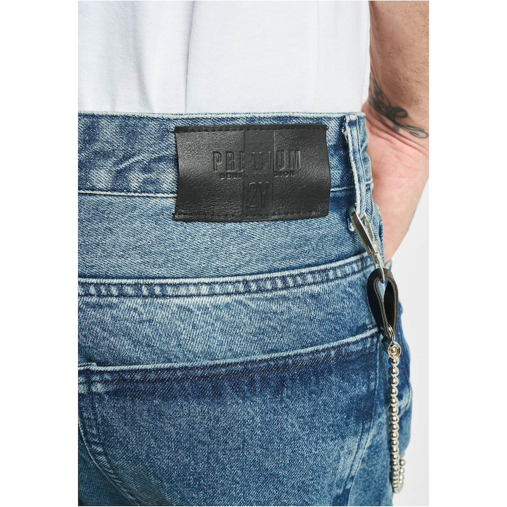 2Y Premium Bequeme Jeans »2Y Premium Herren 2Y Straight Fit Jeans«, (1 tlg.)