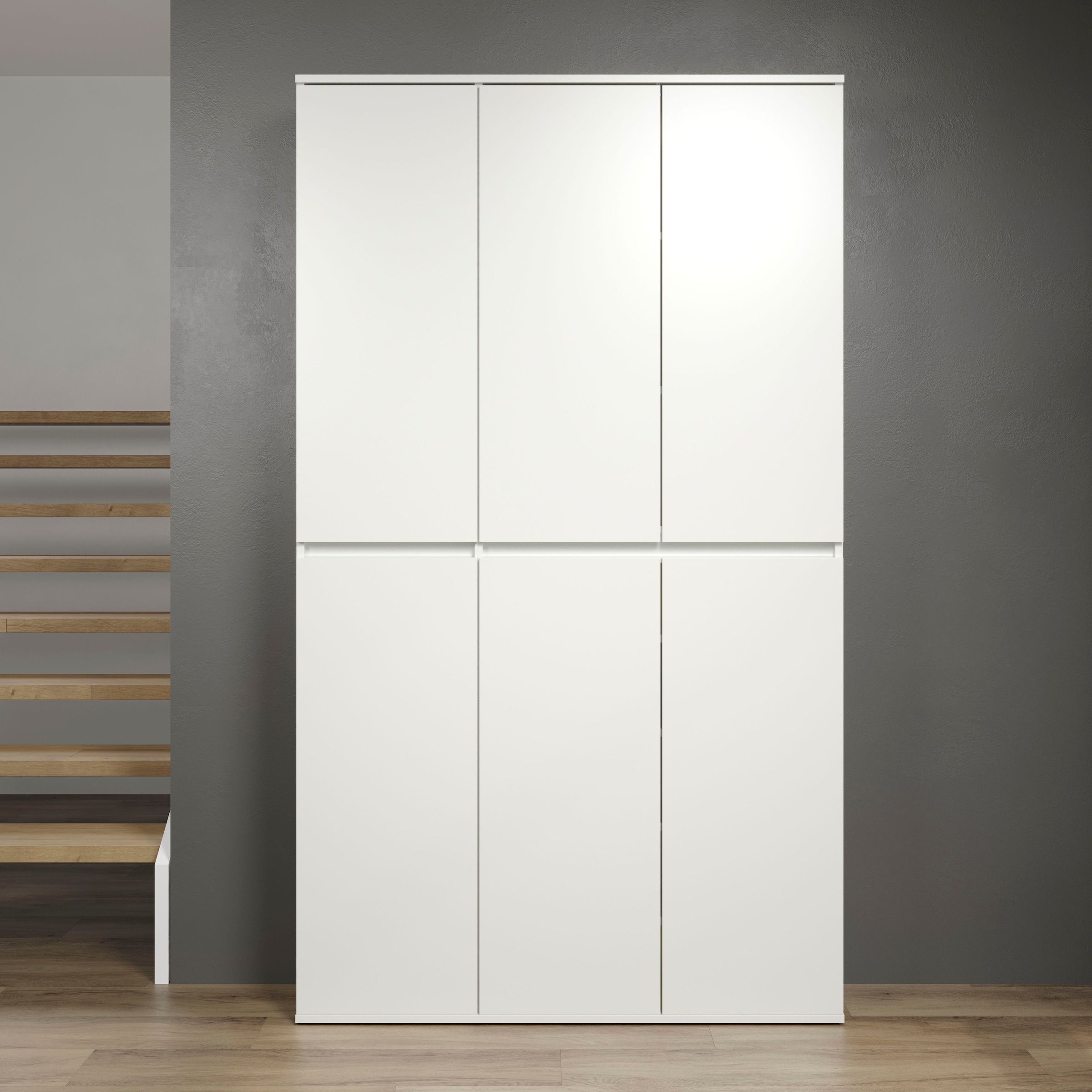 INOSIGN Garderoben-Set "Novara", Mehrzweckschrank mit 6 Türen - (B/T/H) 111 günstig online kaufen