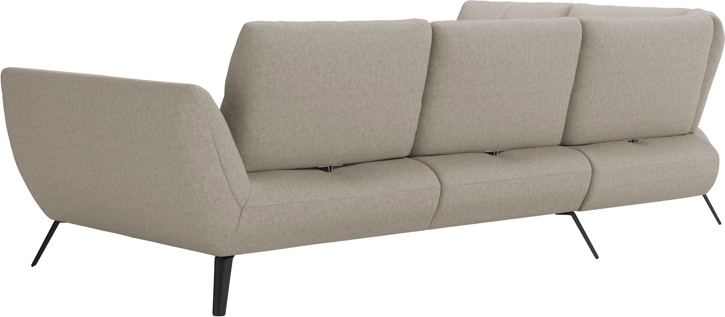Places of Style Ecksofa »Mikado L-Form«, inkl. Sitztiefenverstellung und Armteilverstellung
