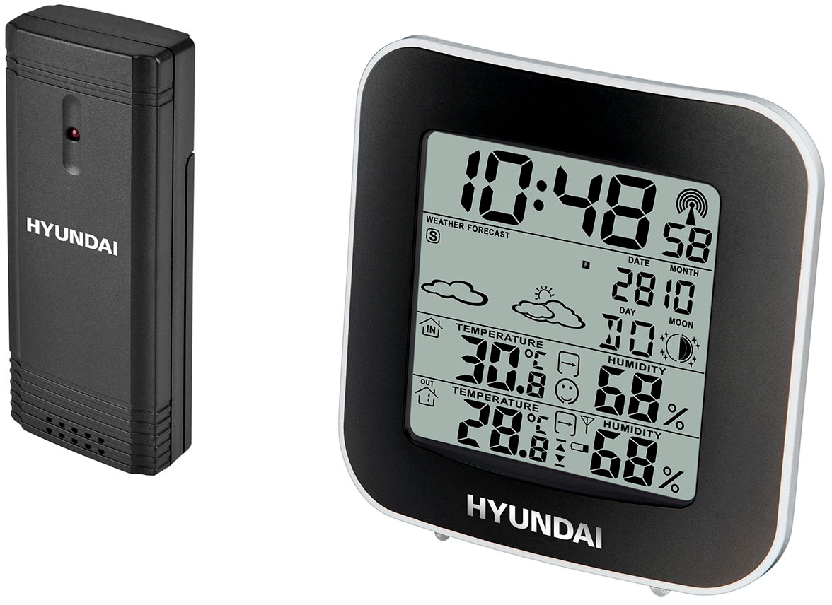 Wetterstation »Hyundai WS 8236«, (mit Außensensor)