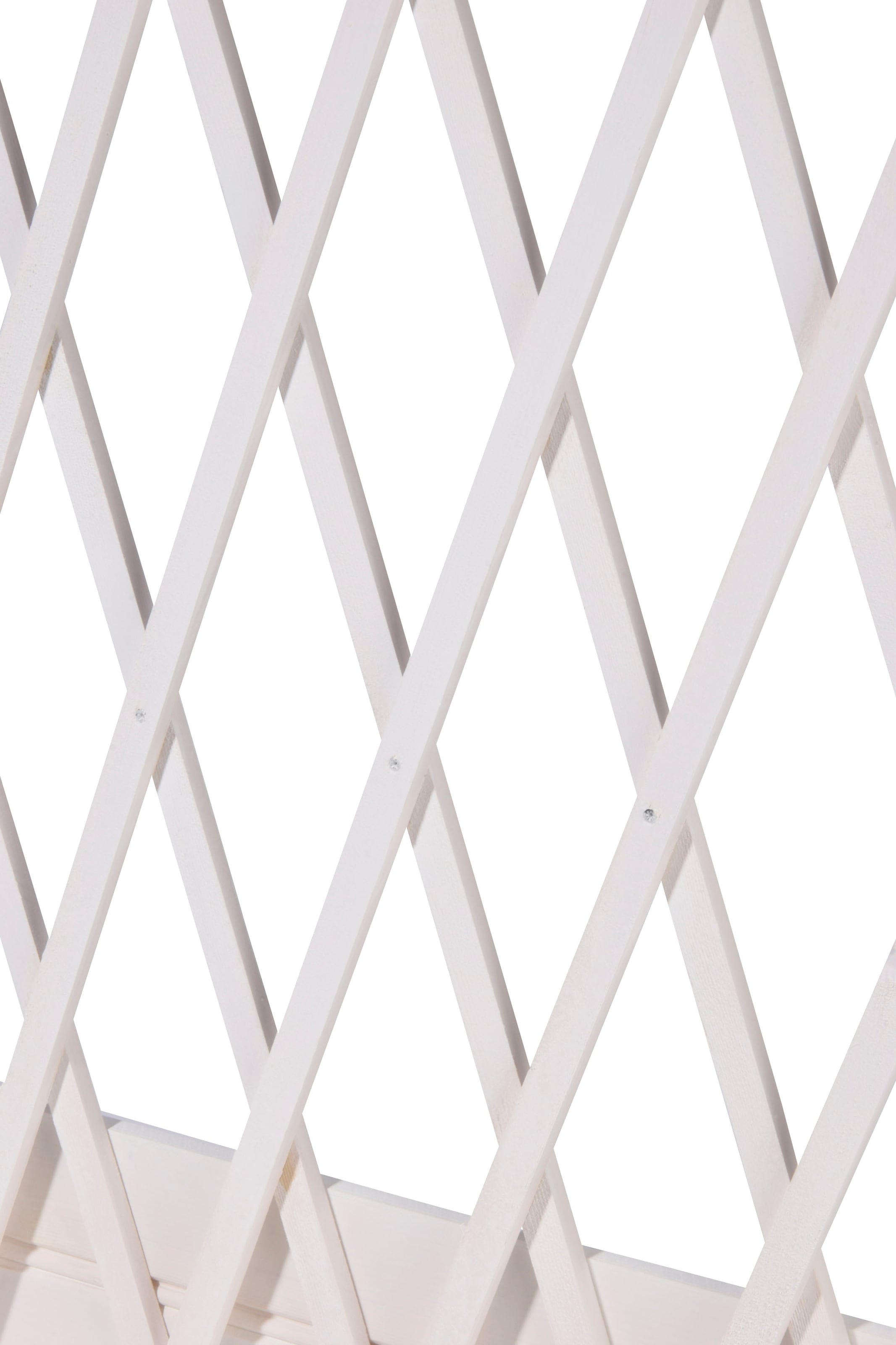 dobar Hochbeet rollbar, mit Rankgitter, weiß