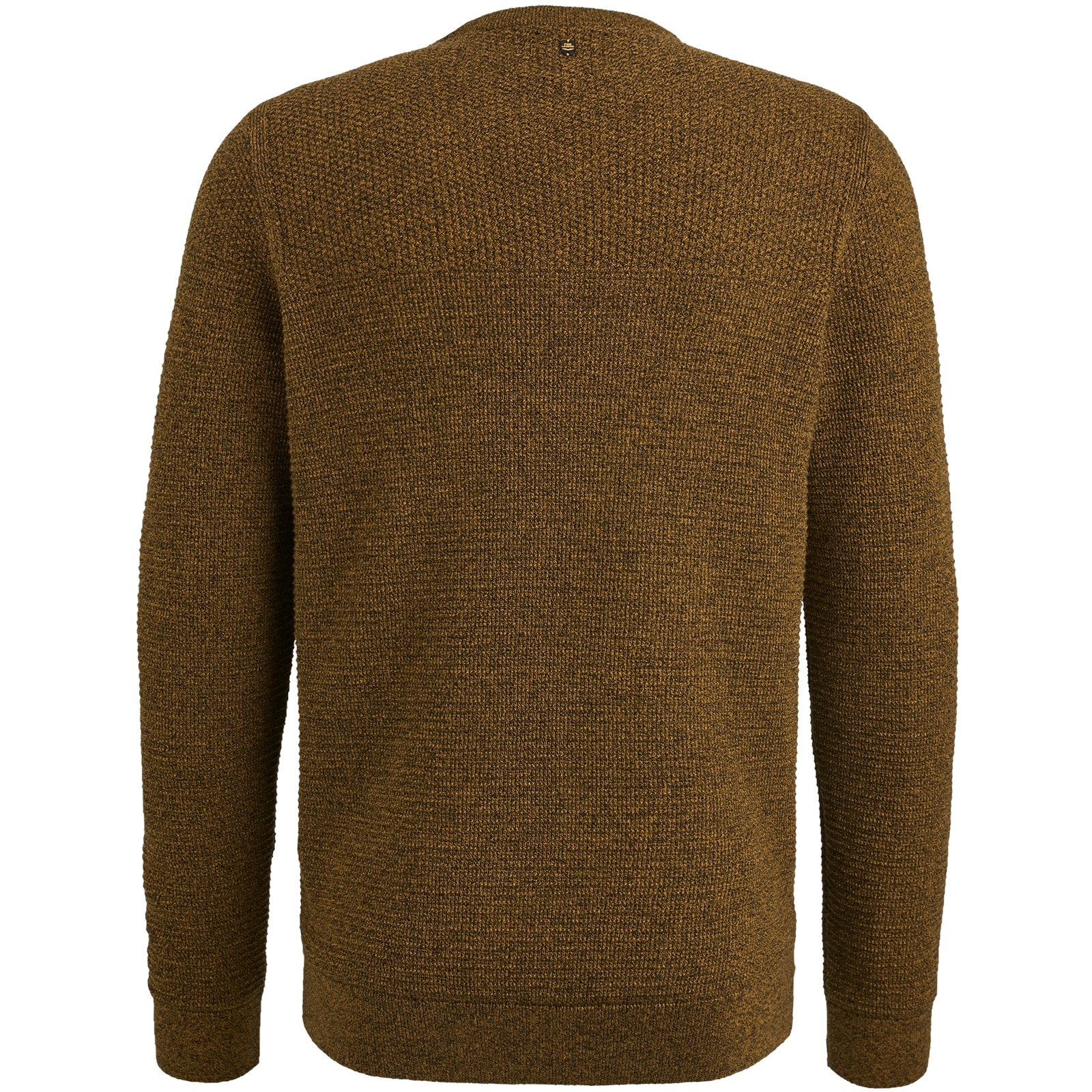 PME LEGEND Rundhalspullover »Crewneck collar cotton mouline«, mit Logostickerei