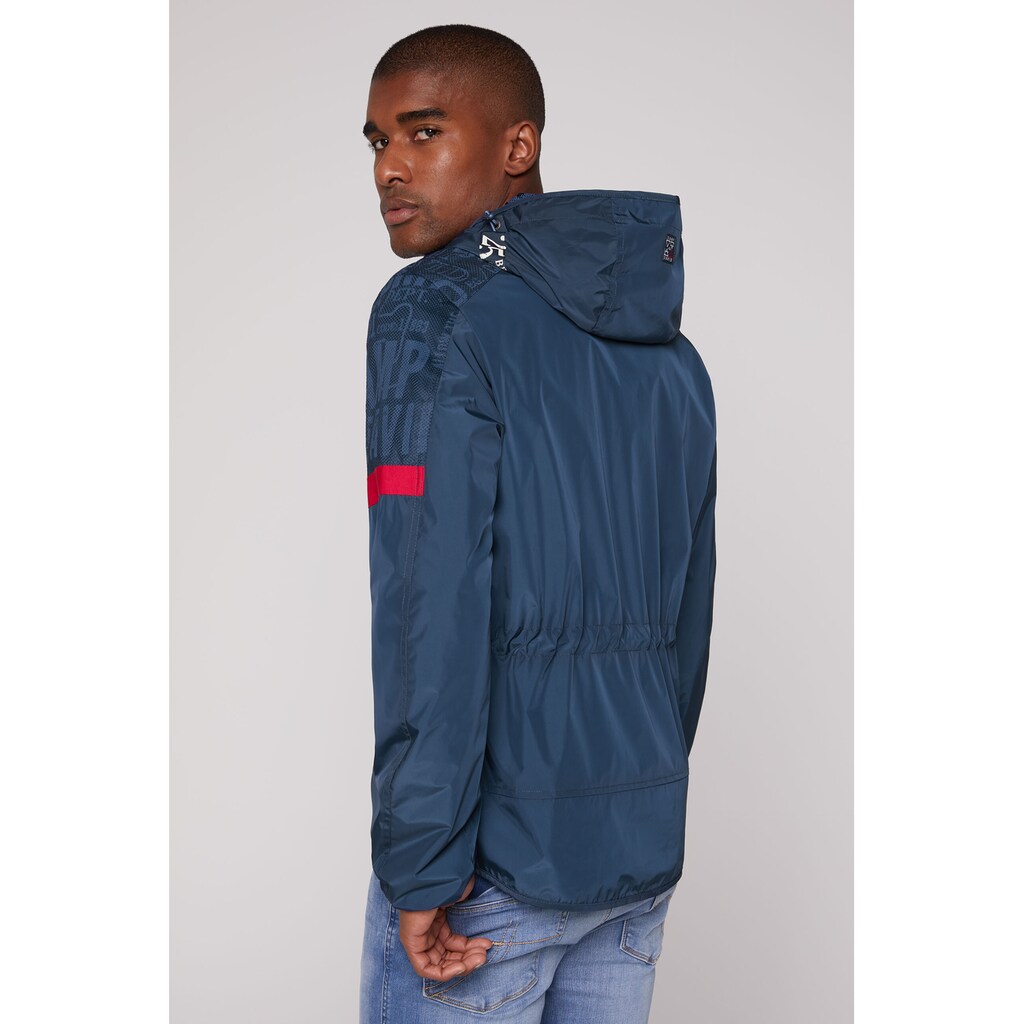 CAMP DAVID Regenjacke, mit Kapuze