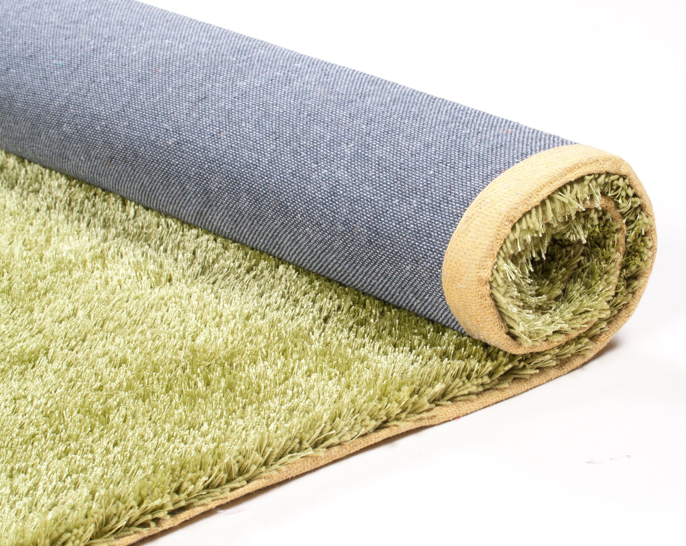 Hochflor-Teppich GINO FALCONE "Alessandro" Gr. 1, grün, B:50cm H:25mm L:80cm, Kunstfaser, Teppiche, besonders weich durch Microfaser, ideal im Wohnzimmer & Schlafzimmer 3