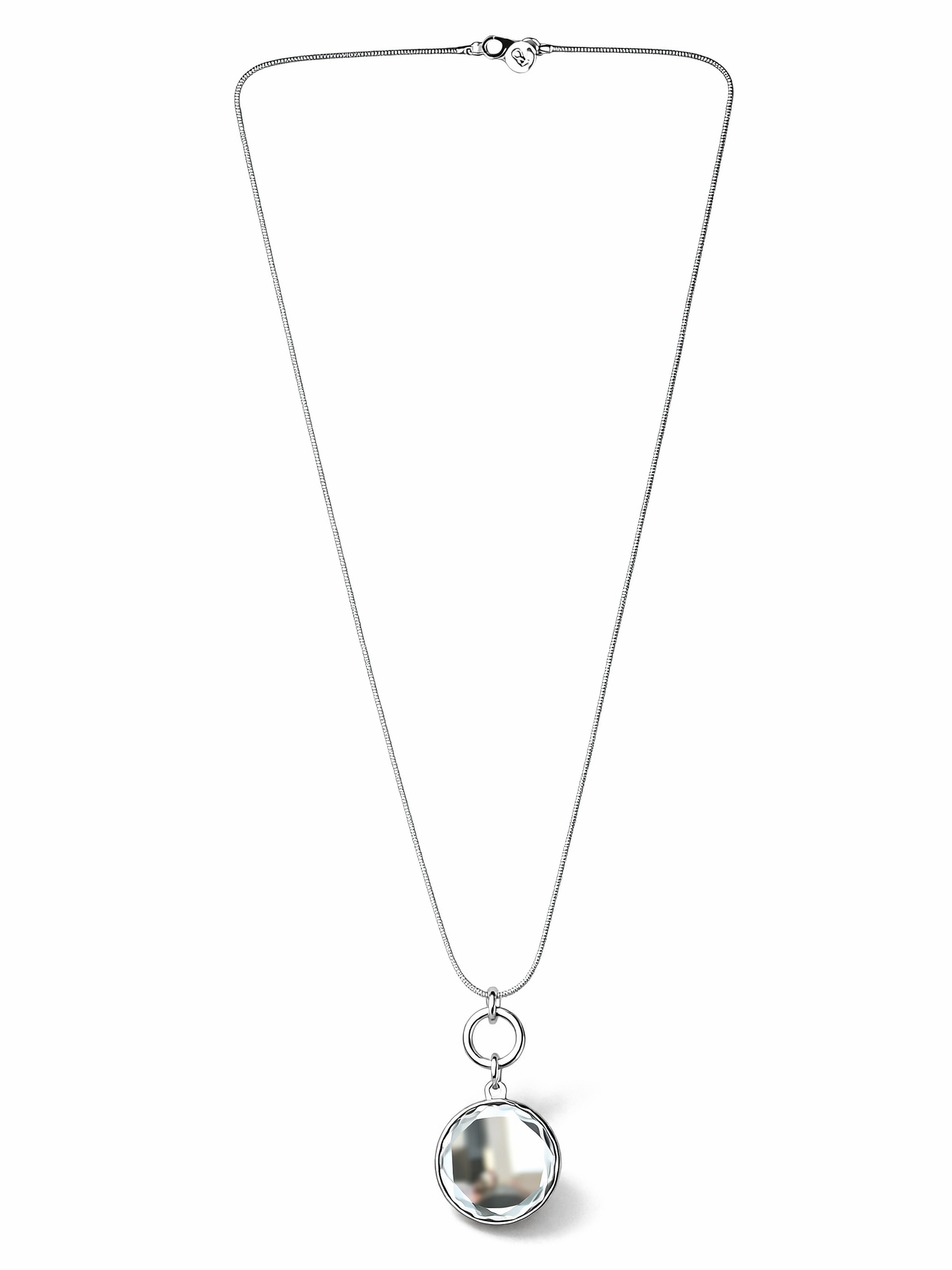 Thumbnail - COLLEZIONE ALESSANDRO Lange Kette "Gina" Anhänger beidseitig mit Glasstein