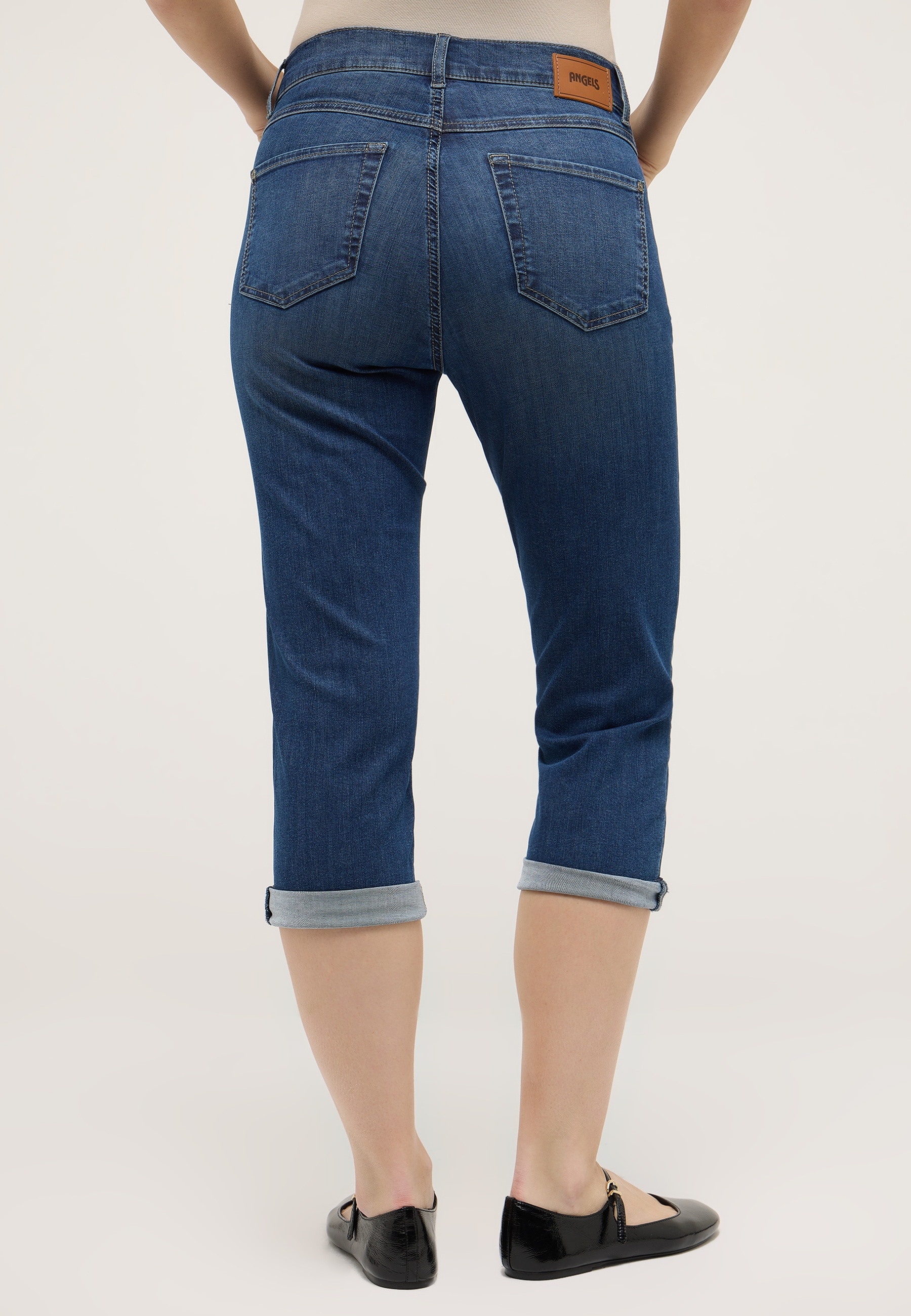ANGELS Caprijeans »CICI TURN UP« mit Stretch und Aufschlag