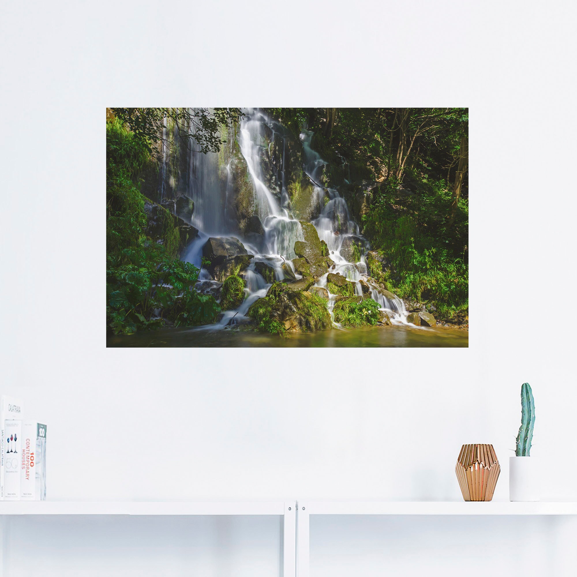 Artland Wandbild »Wasserfall im Harz«, Gewässer, (1 St.), als Poster in verschied. Größen