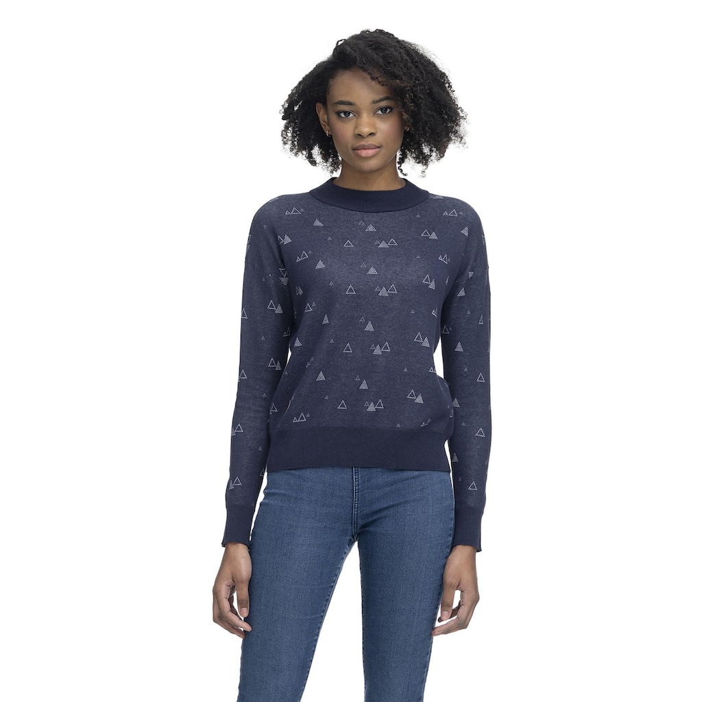 Ragwear Sweatshirt »Heda« Damen Pullover mit coolem Muster-Print