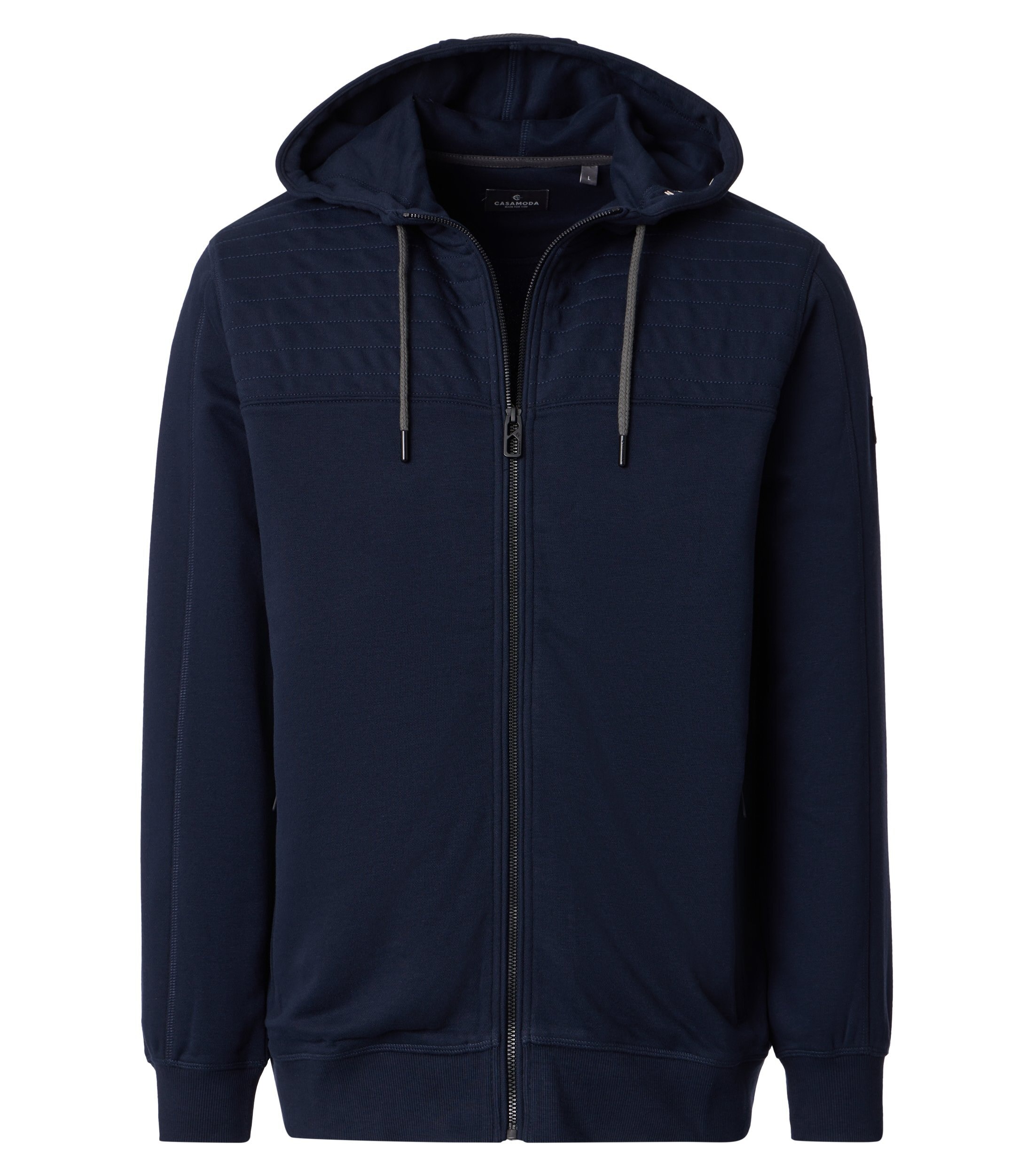 CASAMODA Sweatshirt »CASAMODA Sweatjacke uni«
