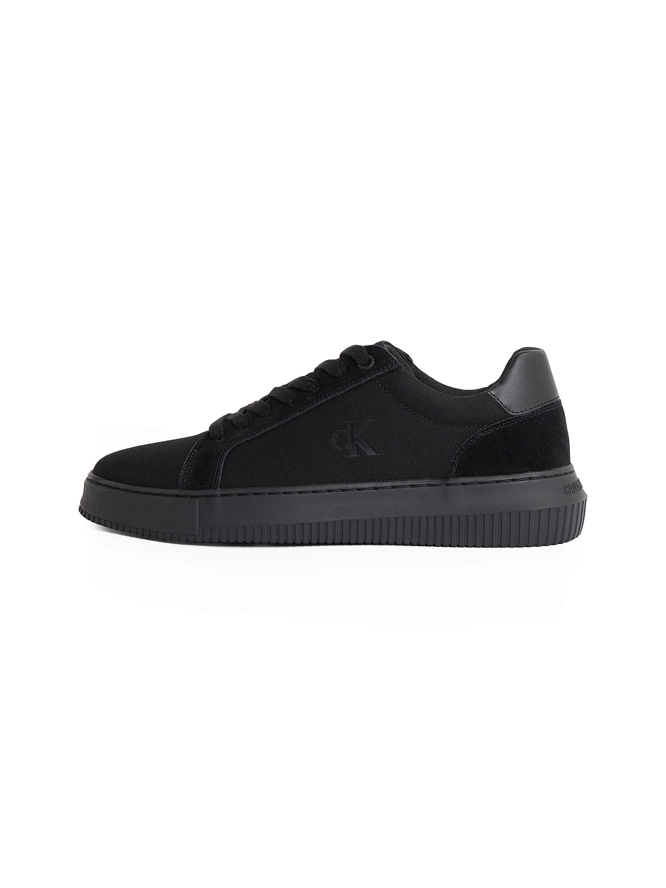 Calvin Klein Jeans Sneaker »CHUNKY CUPSOLE MG CANVAS«, Halbschuh, Schnürschuh, Freizeitsneaker mit seitlichem CK-Logo