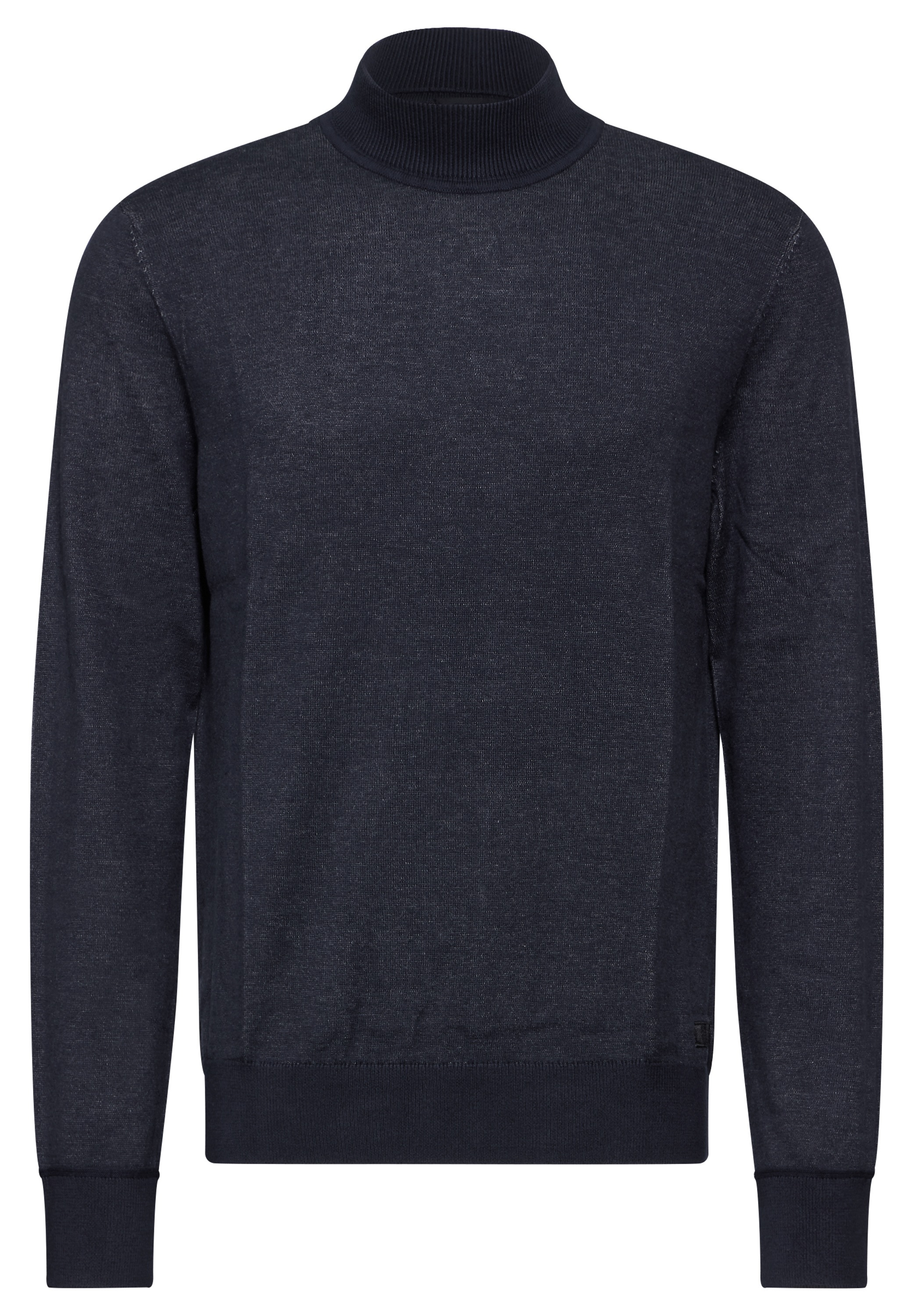 STREET ONE MEN Rollkragenpullover, in Melange Optik