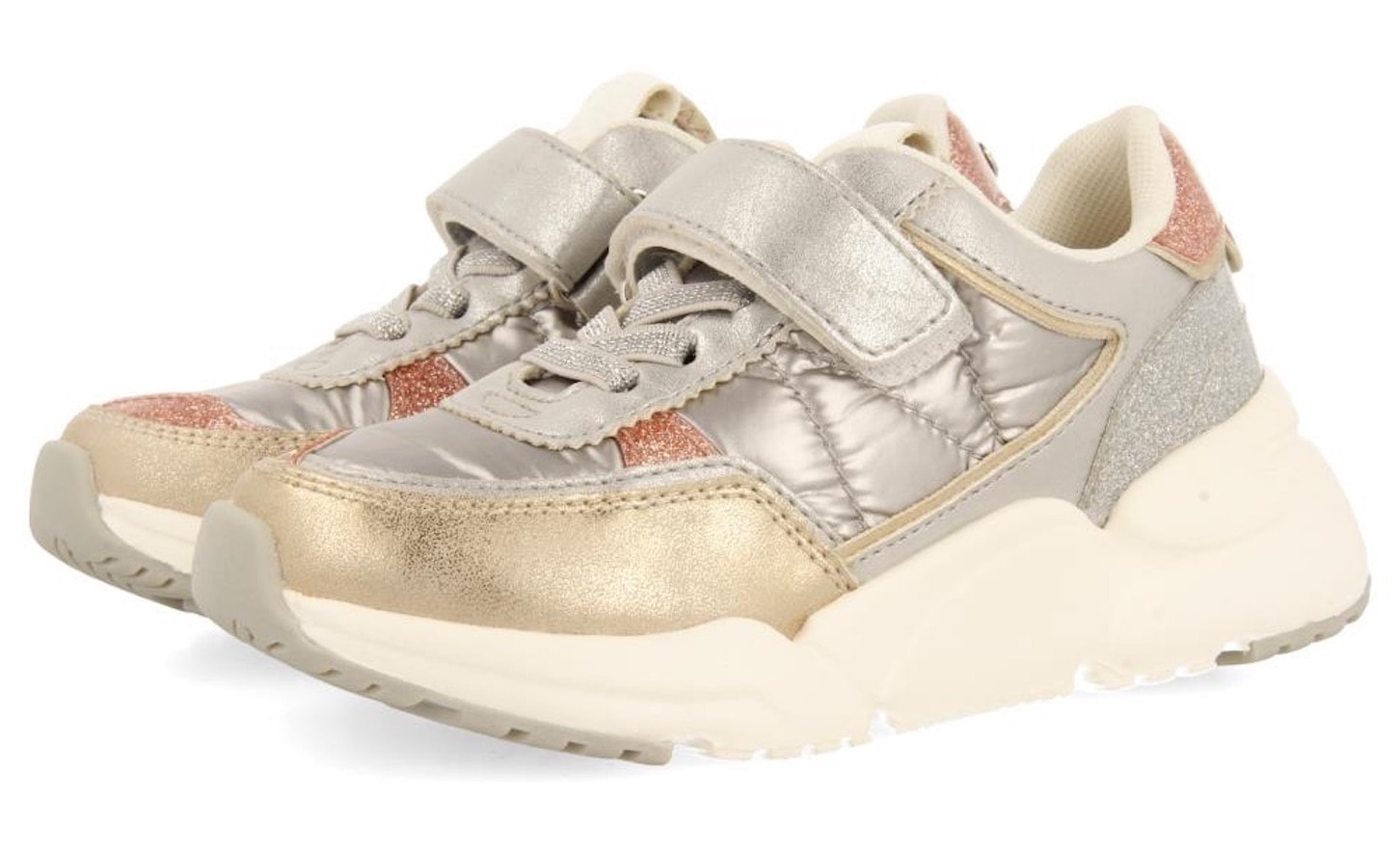 Sneaker »GORHAM«, Chunky Sneaker, Sneaker, Schnürschuh im Metallic Look