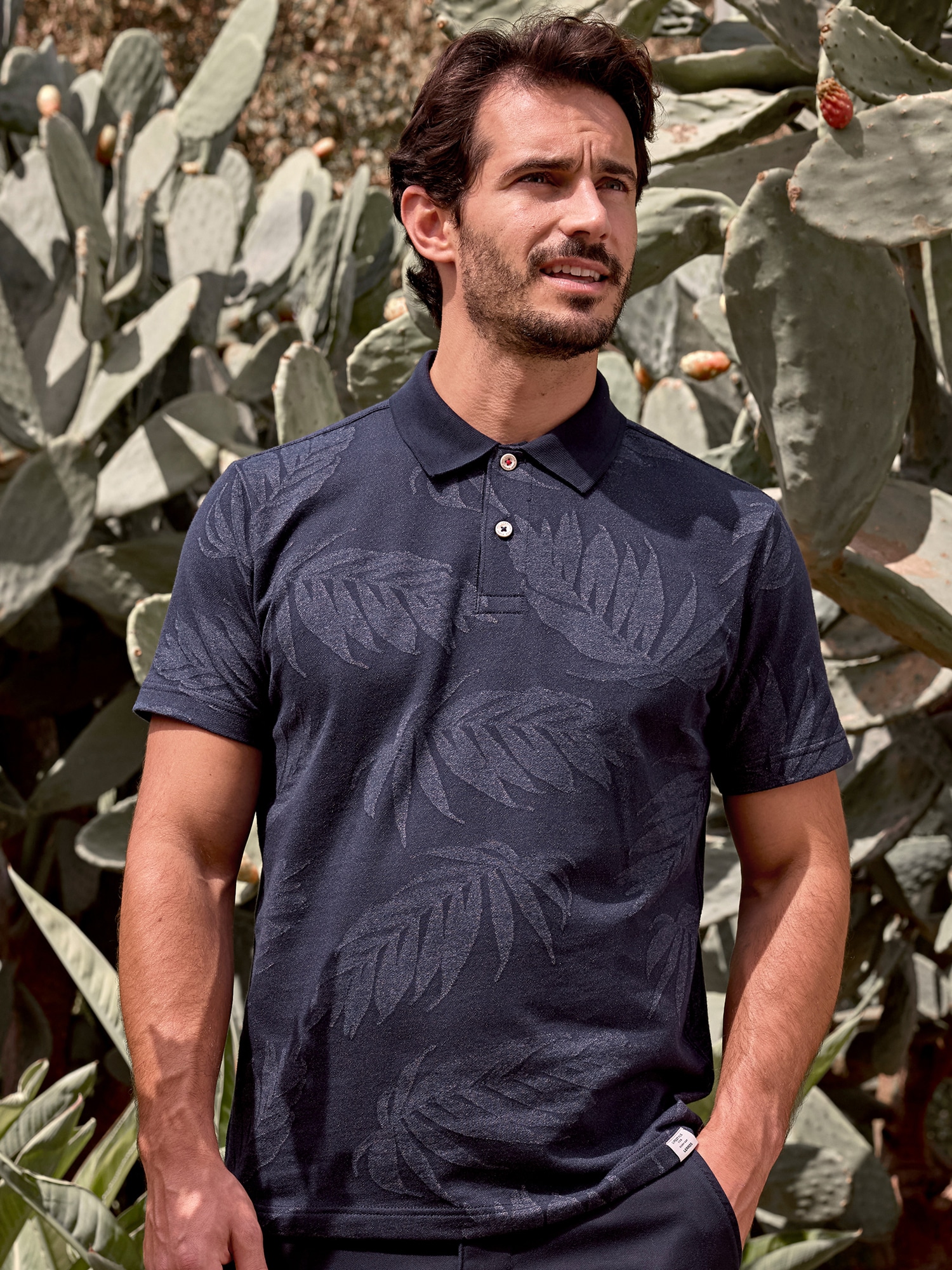 LERROS Poloshirt "Jacquard Poloshirt für Herren" günstig online kaufen