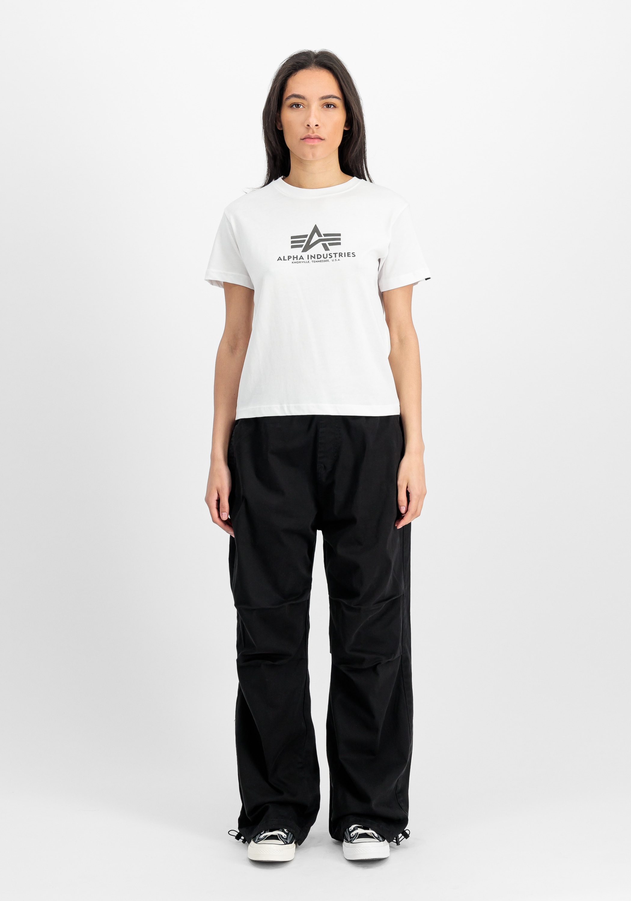 Alpha Industries T-Shirt "Basic T-Shirt BL Puff Print W" günstig online kaufen