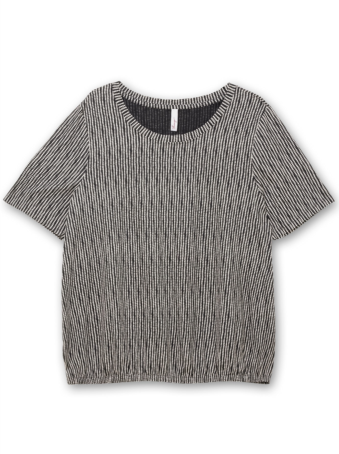 Sheego Kurzarmshirt »Rundhalsshirt«, (1 tlg.)
