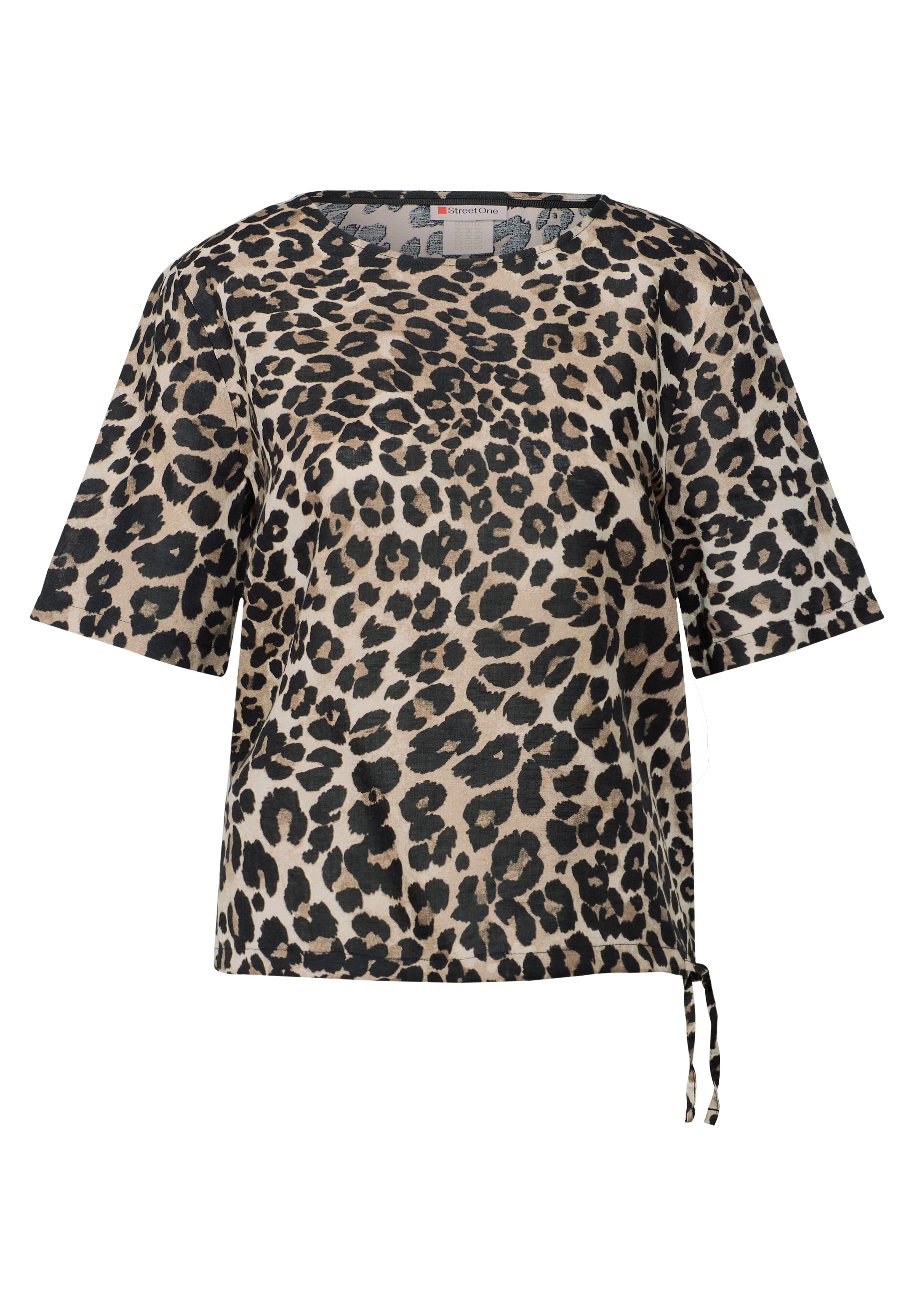 STREET ONE Shirtbluse, mit Tunnelzugsaum