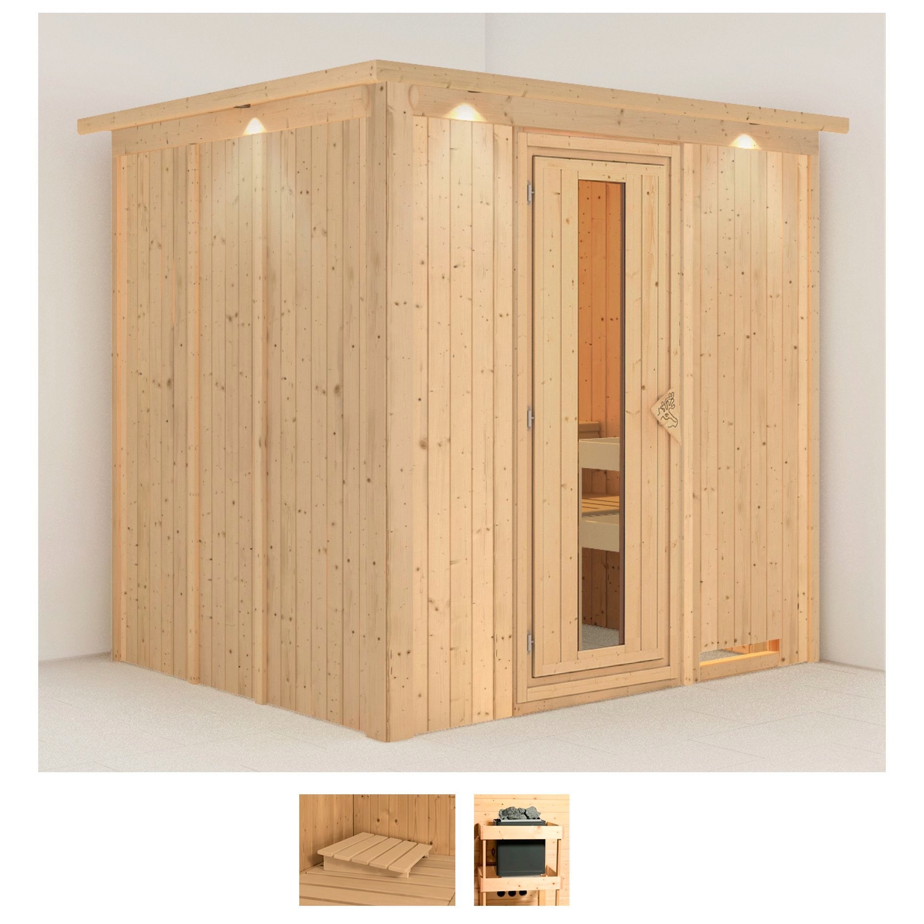 Sauna »Solida«, (Set), ohne Ofen