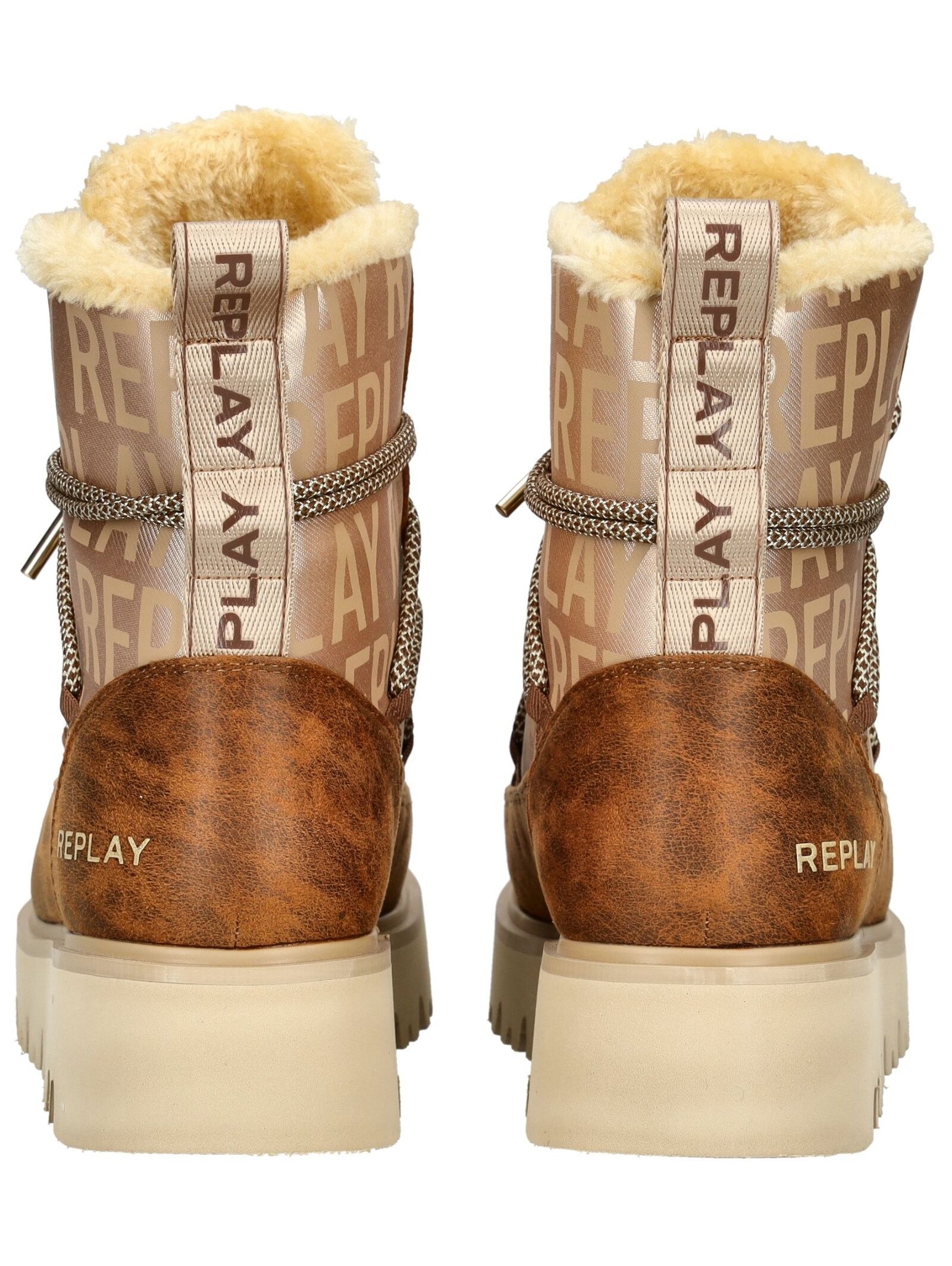 Replay Schnürstiefelette »Replay Stiefelette Lederimitat«