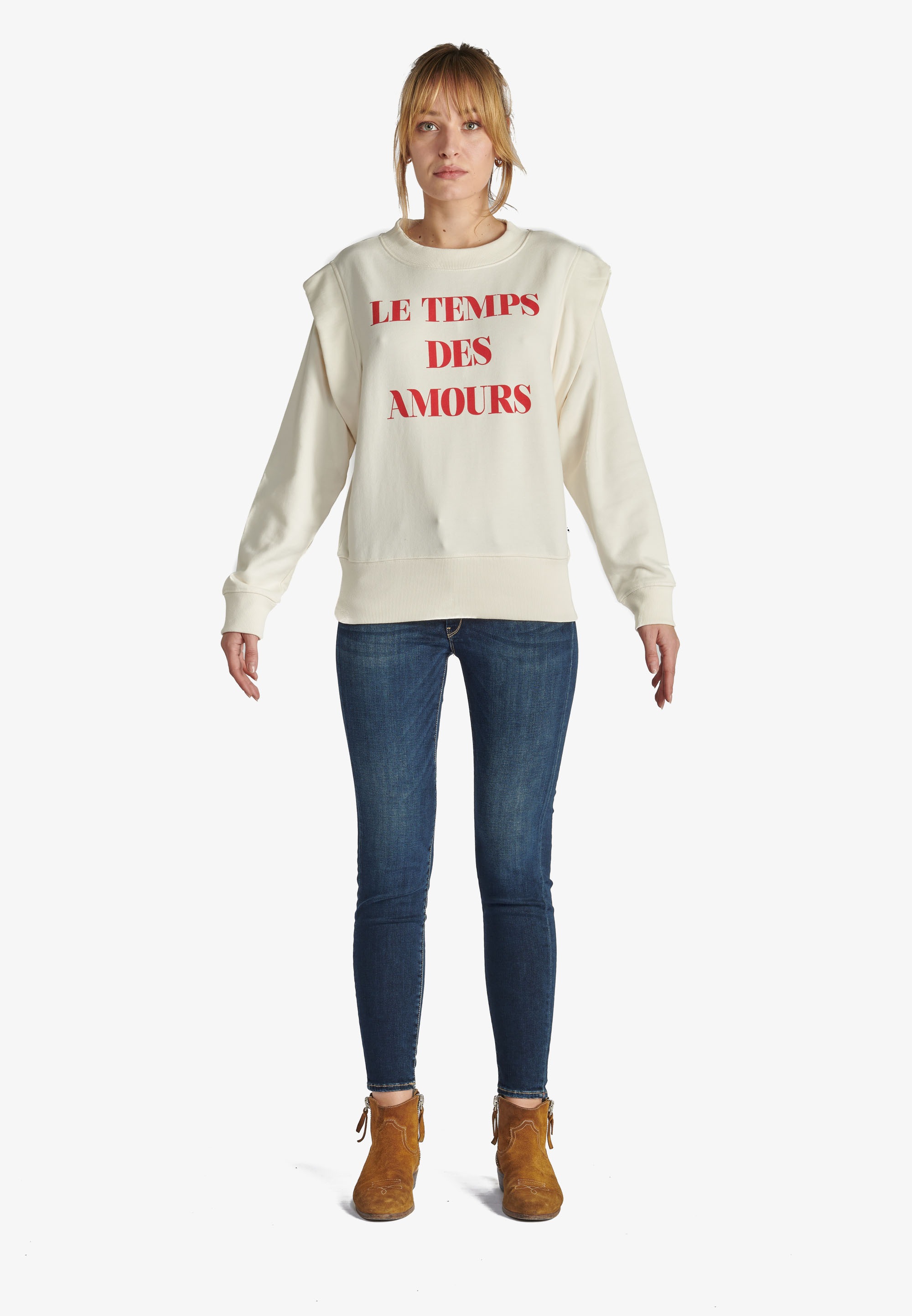 Le Temps Des Cerises Sweatshirt "KILIM", mit großem Frontprint günstig online kaufen