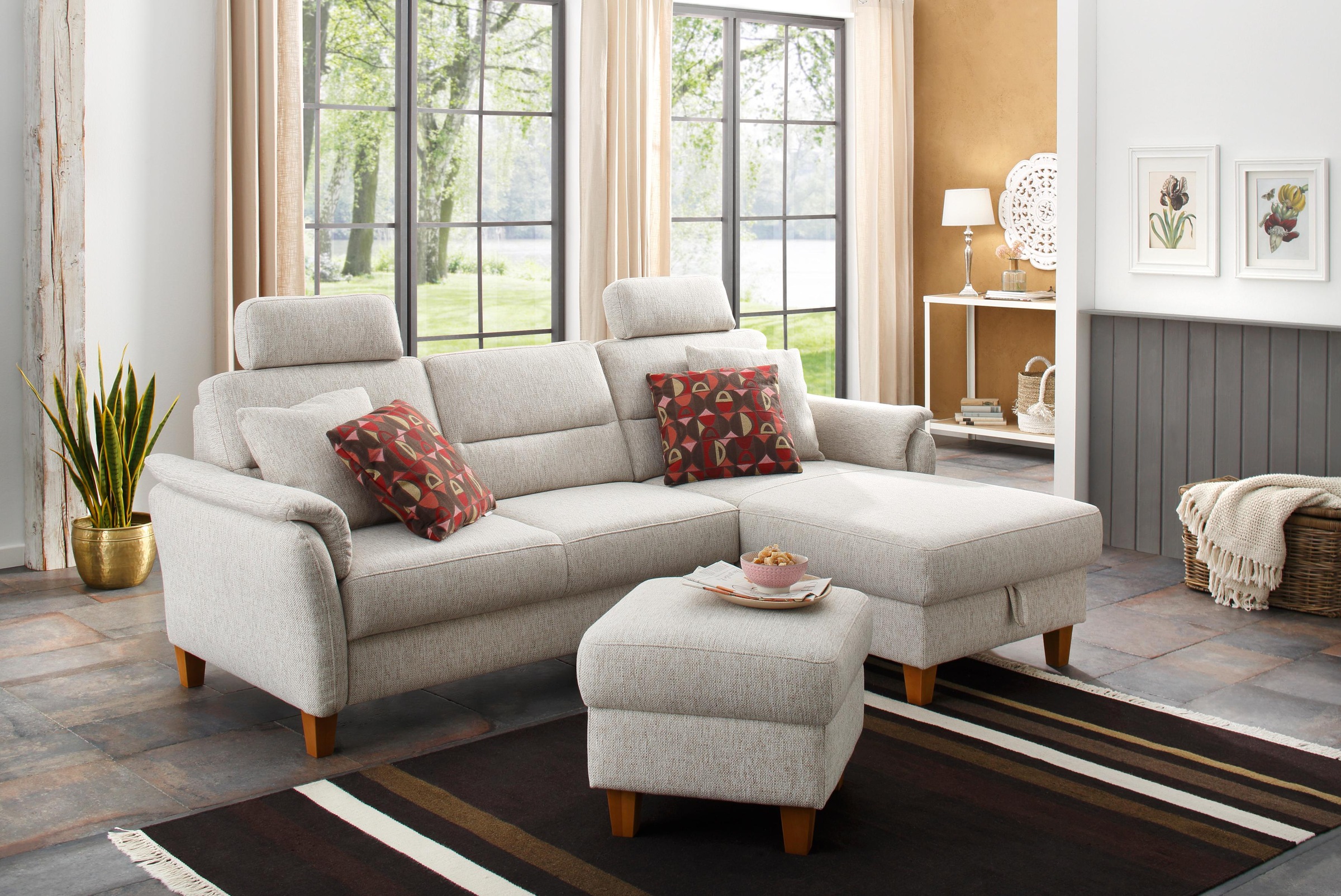 Home affaire Ecksofa "Palmera L-Form, B: 244 cm - OTTO. Verlässliche Qualit günstig online kaufen