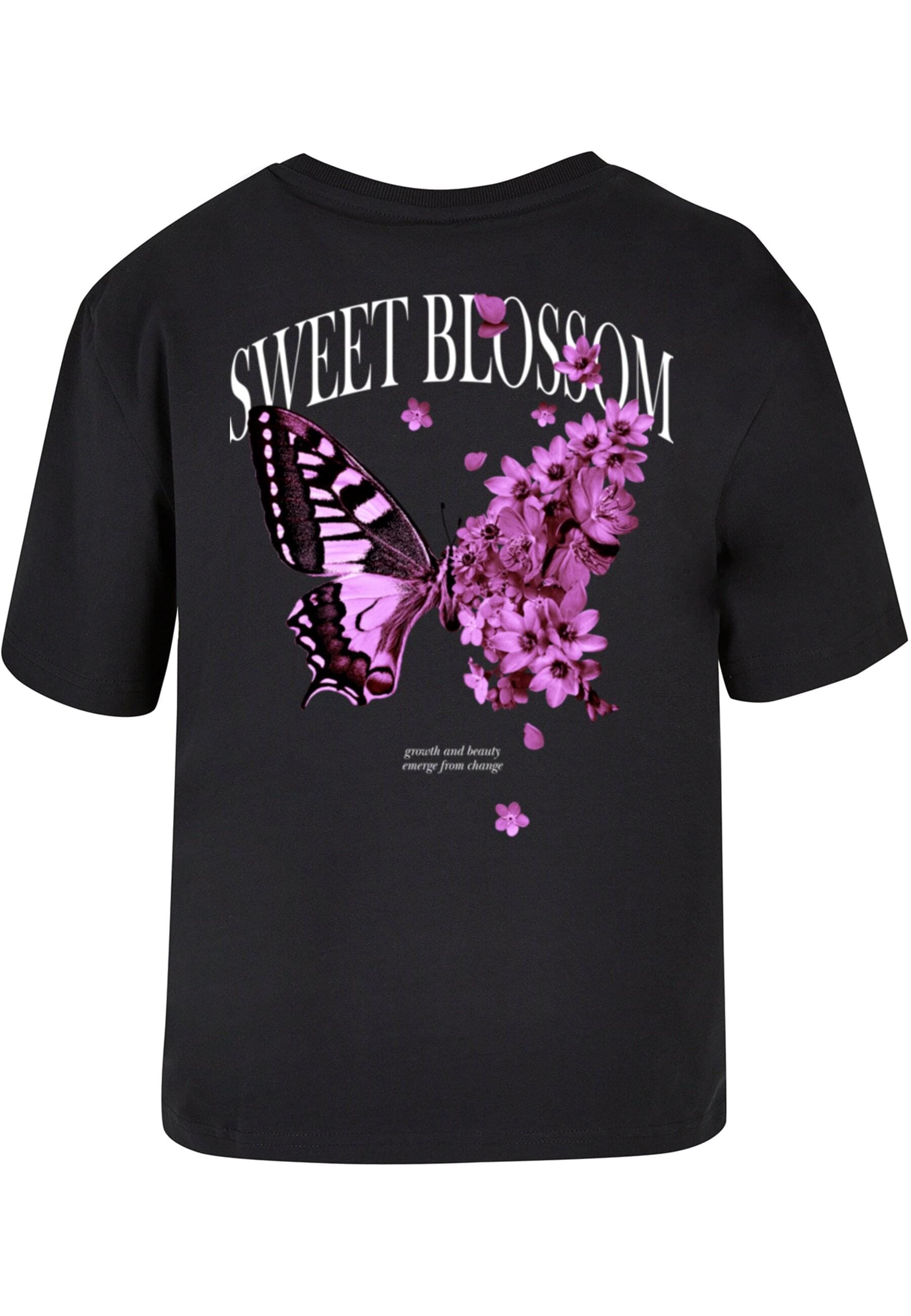 Miss Tee T-Shirt »Miss Tee Damen Sweet Blossom And Beauty Tee«, (1 tlg.)