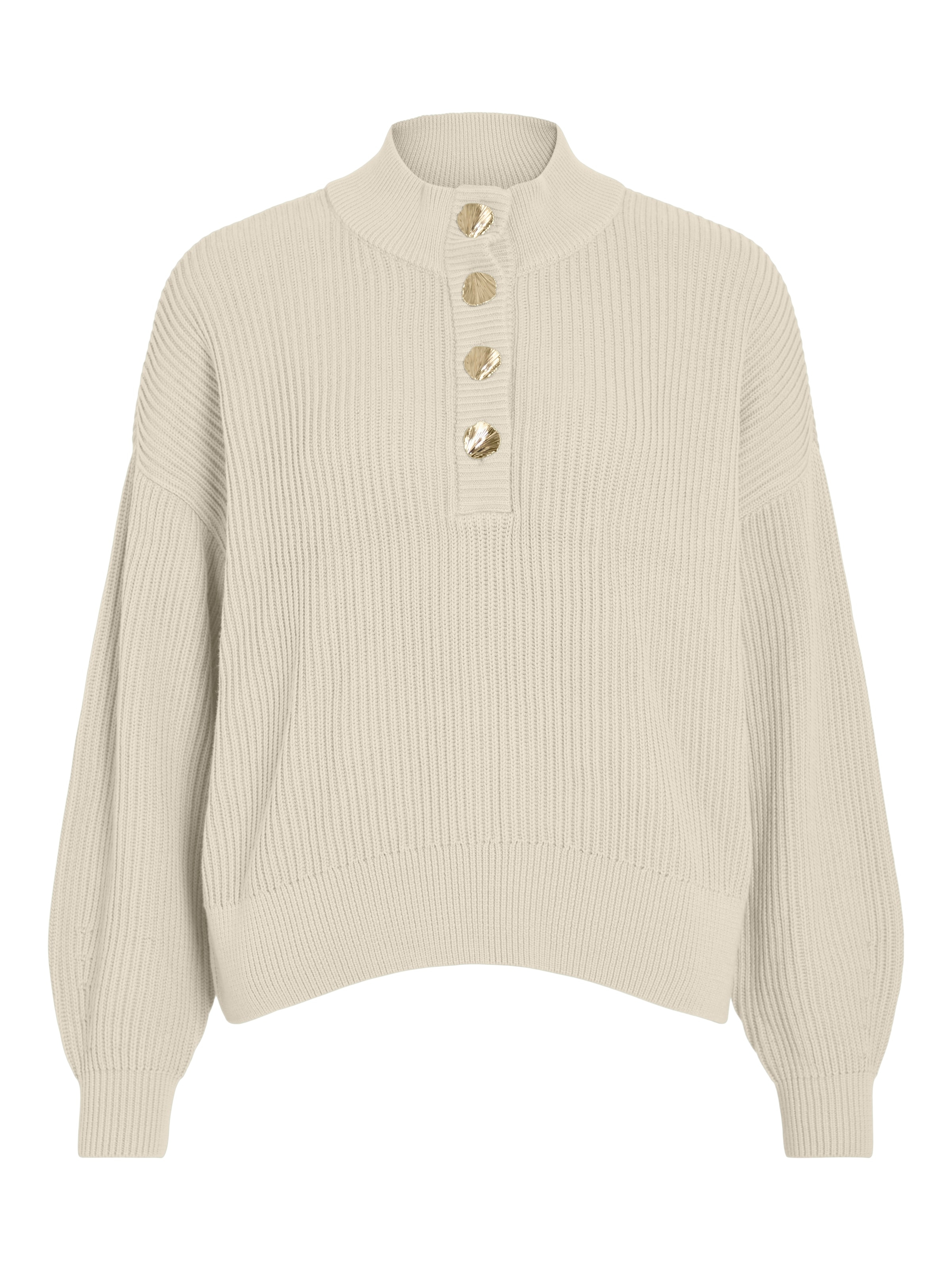 Vila Stehkragenpullover "VICHING CREW NECK L/S KNIT TOP - NOOS" günstig online kaufen