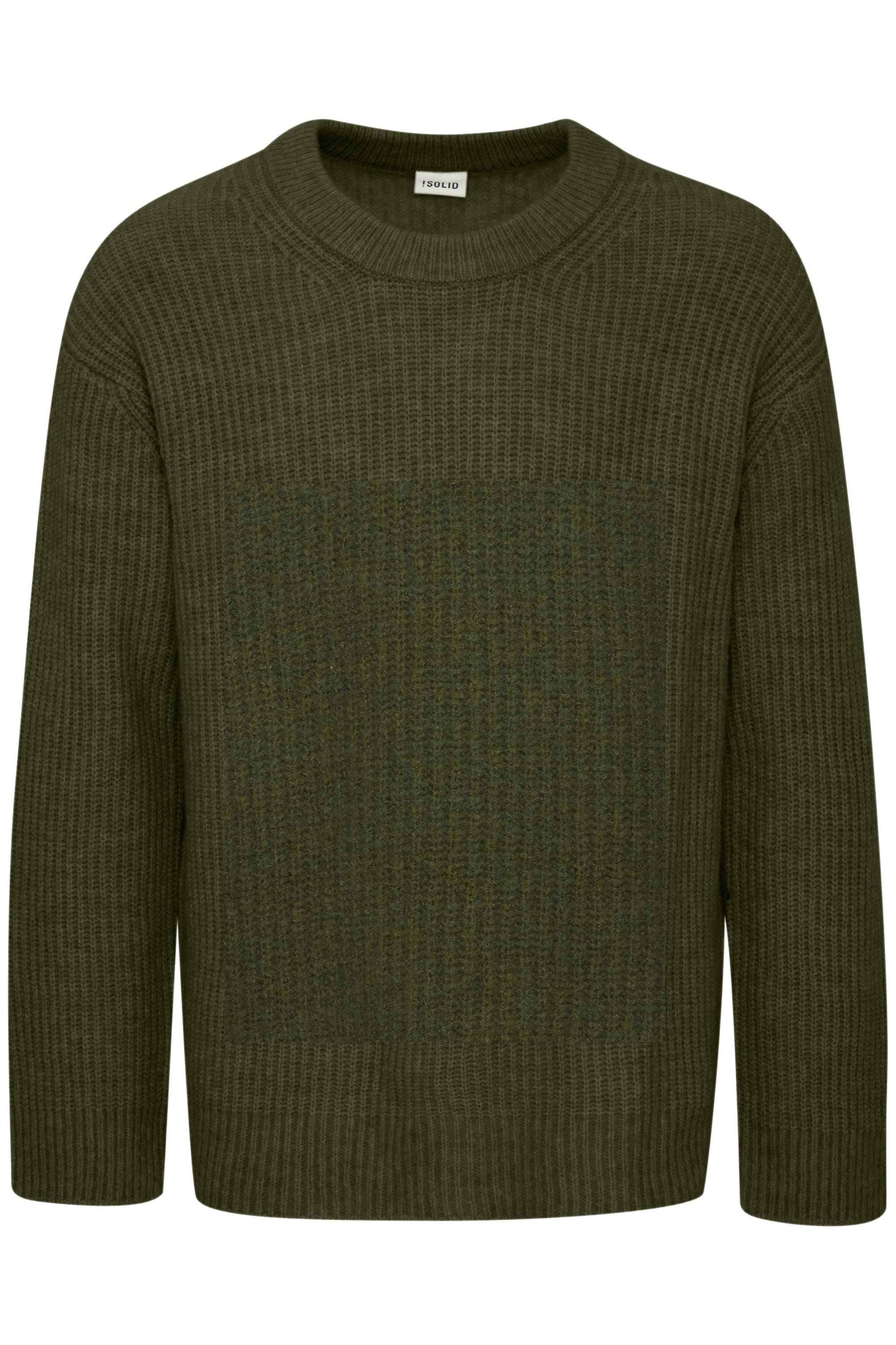 !solid SDNOHI Men's Knit Pullover Green XXL 4
