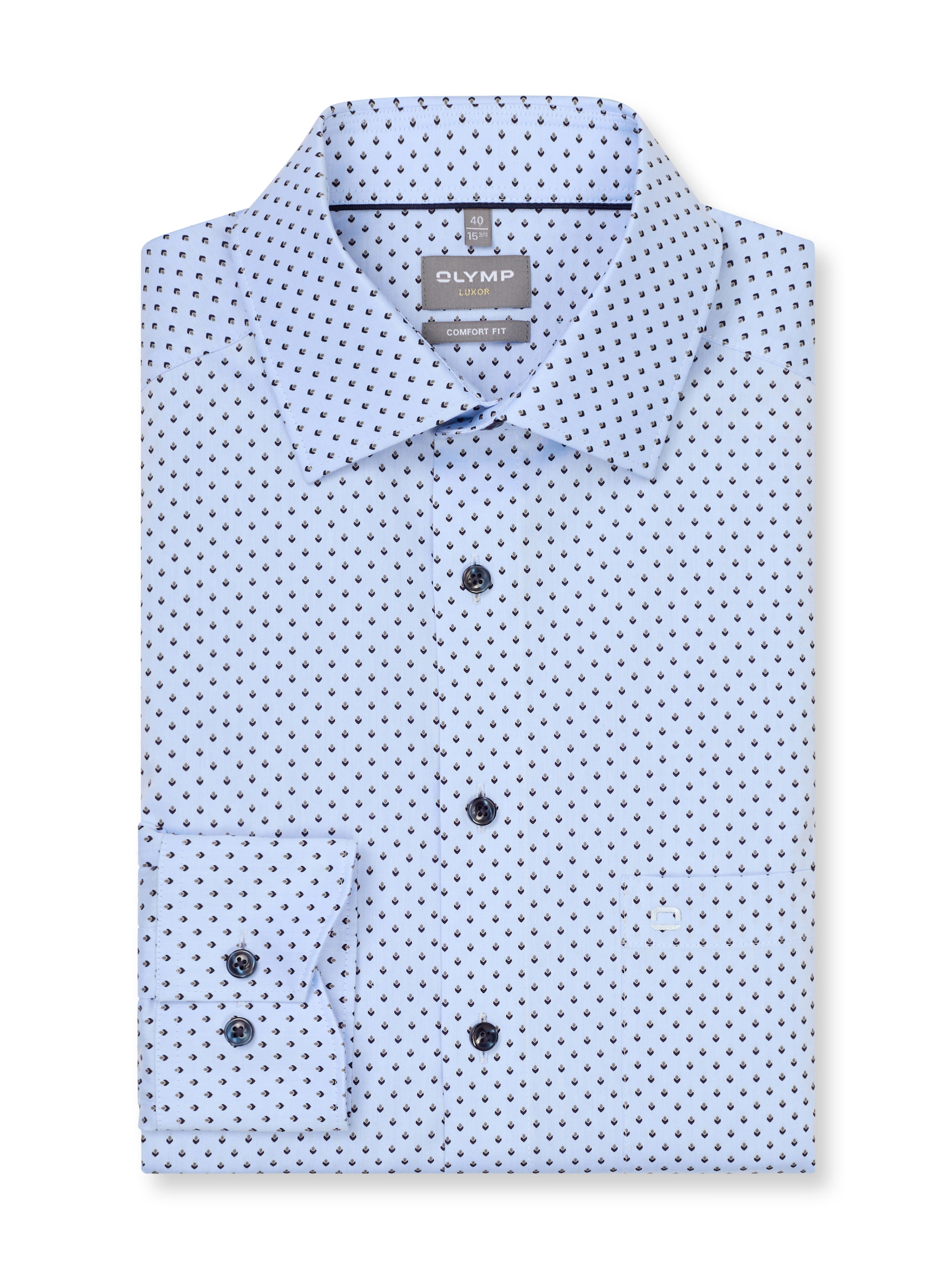 OLYMP Langarmhemd "Luxor" Businesshemd, comfort fit, New Kentkragen günstig online kaufen