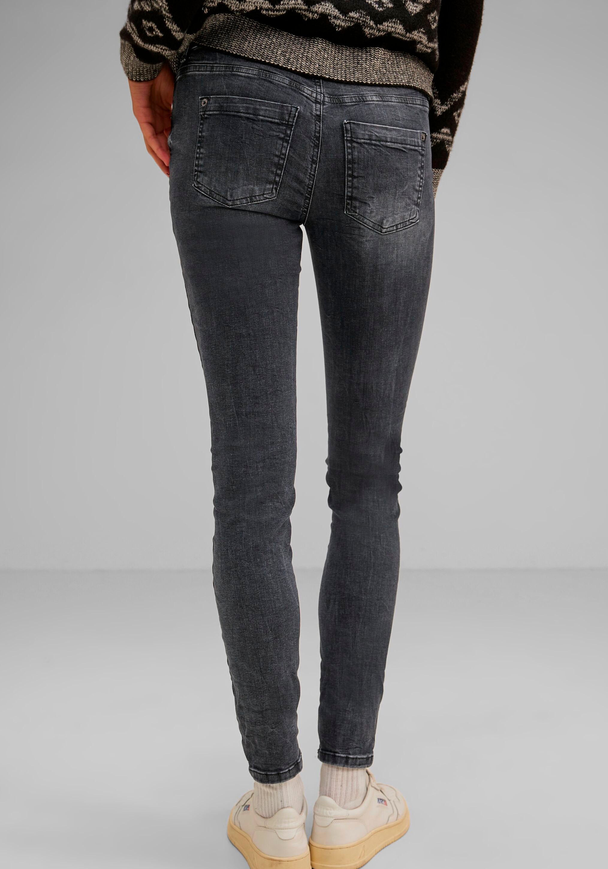 STREET ONE Skinny-fit-Jeans, mit schmalem Bein für kaufen | BAUR