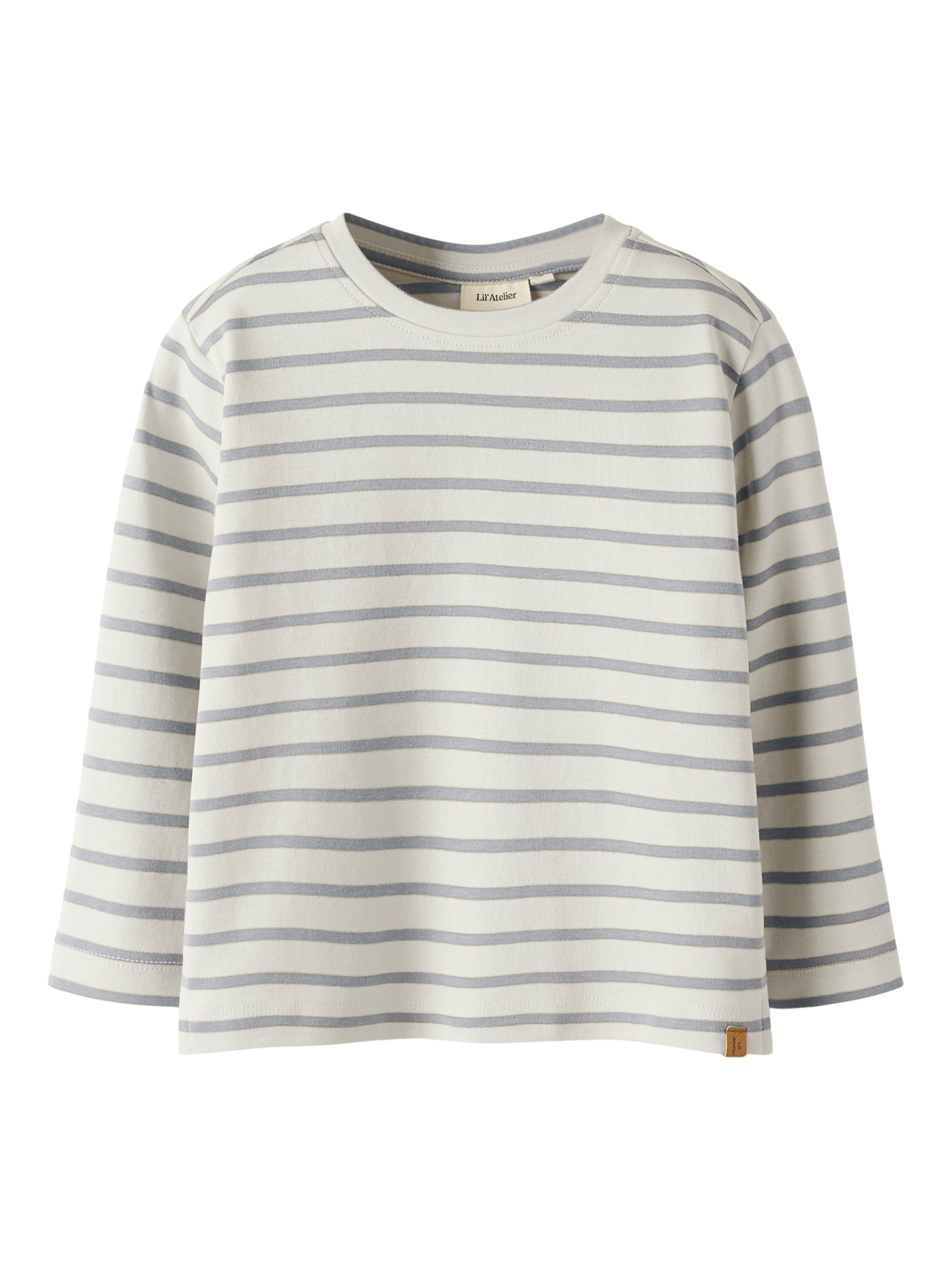 Lil Atelier Langarmshirt "NMMLIMIA LS LOOSE TOP LIL NOOS" weiche Jersey Qualität, reine Baumwolle