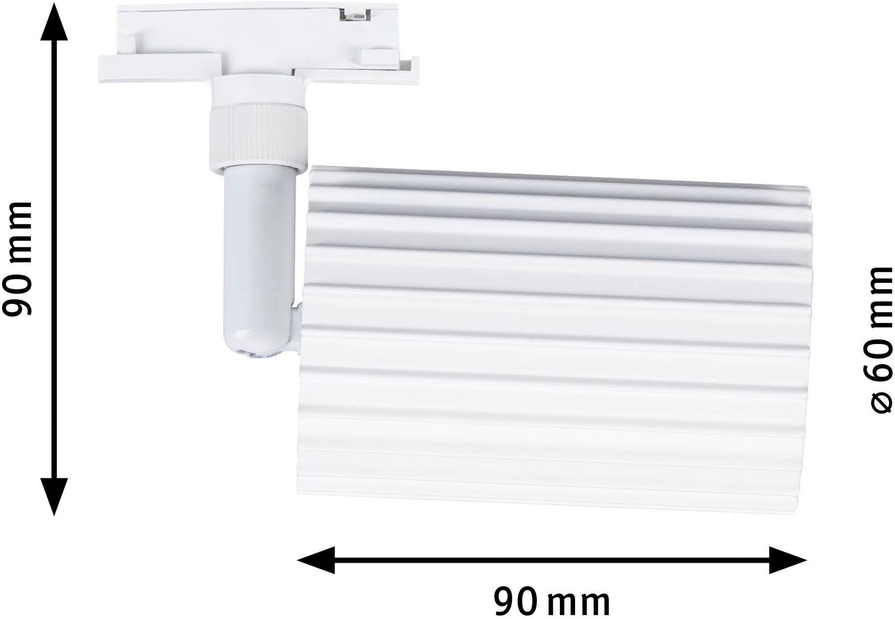 Paulmann Schienensystem-Leuchten »URail Spot Lirena max 1x10W GU10 230V« GU10 Dimmbar