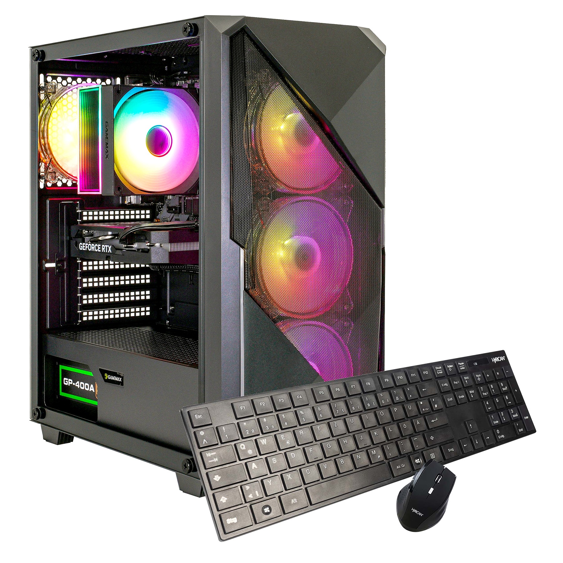 GAMEMAX Gaming-PC "Striker 7812 Intel Core i7 14700F 16GB 1TB SSD RTX 5060Ti (16GB)", Microsoft Windows 11 Home (64 Bit), 16 GB RAM 1.000 GB