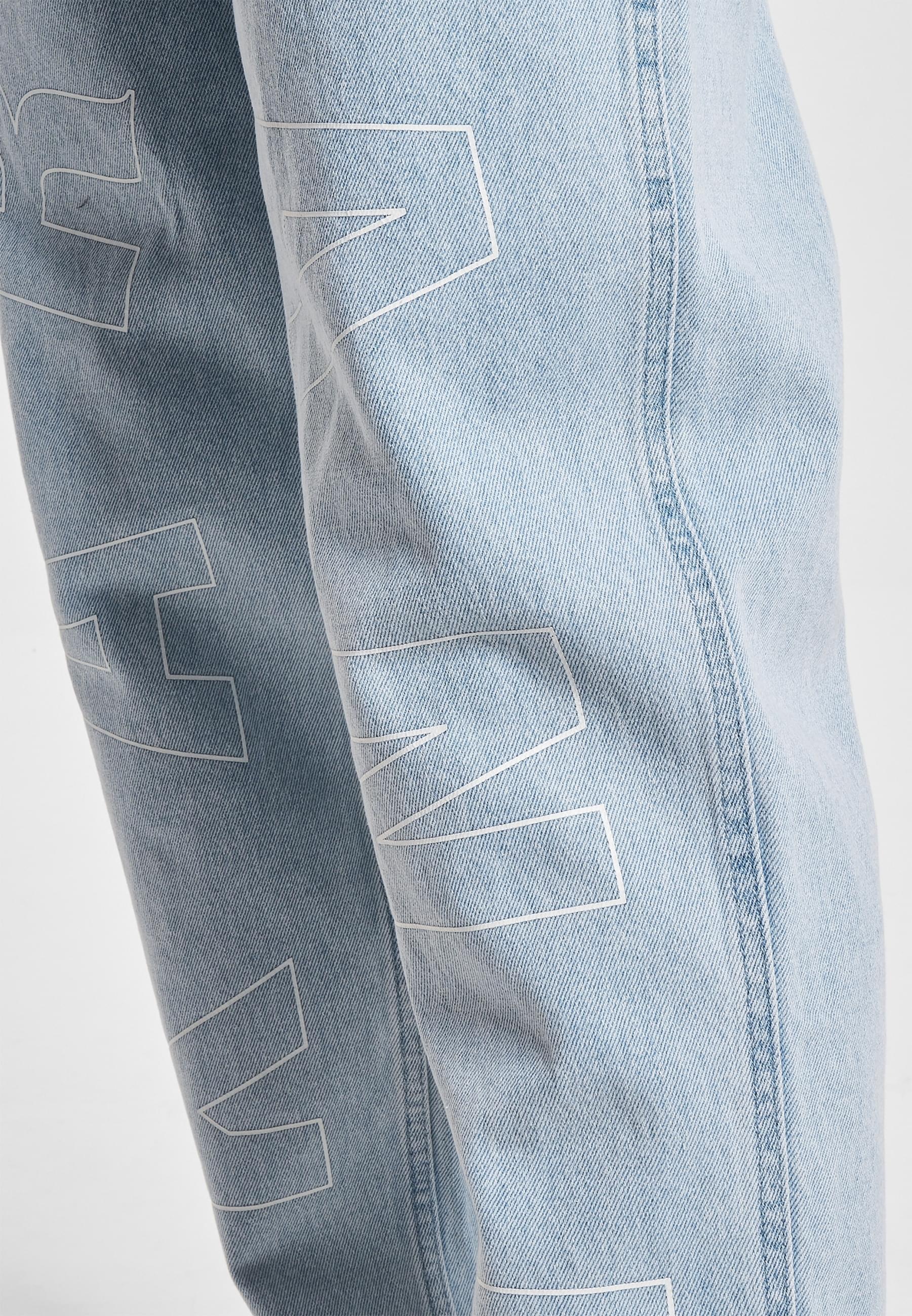 Karl Kani Bequeme Jeans »Karl Kani Herren Og Baggy Workwear Logo Print Denim«