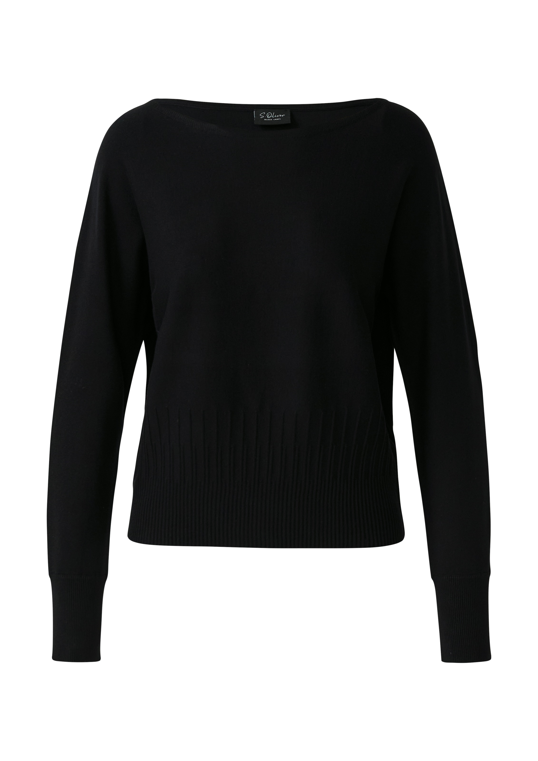 Thumbnail - s.Oliver BLACK LABEL Strickpullover, mit Fledermausärmeln