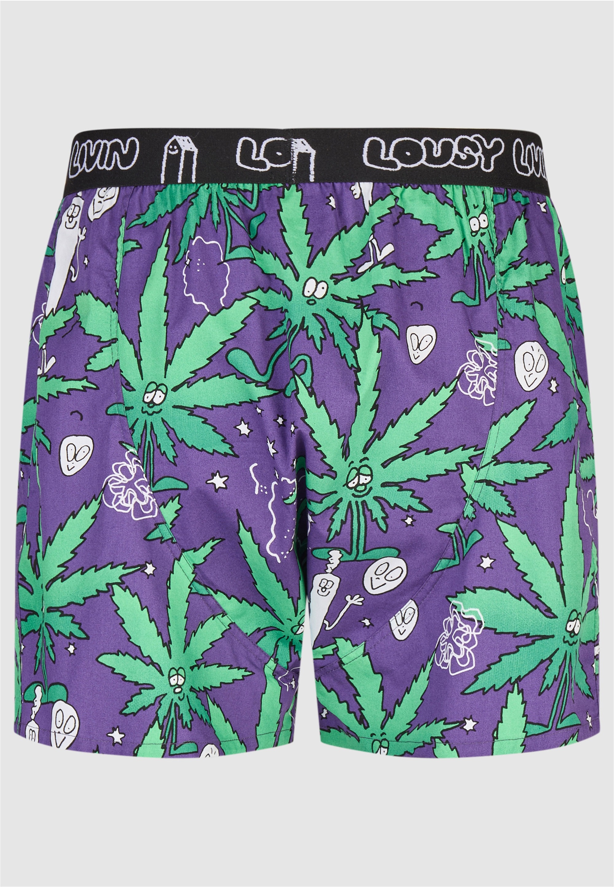 Lousy Livin Boxershorts »2Pack Boxershorts Outer Weedy«, 2er-Pack im lockeren Schnitt
