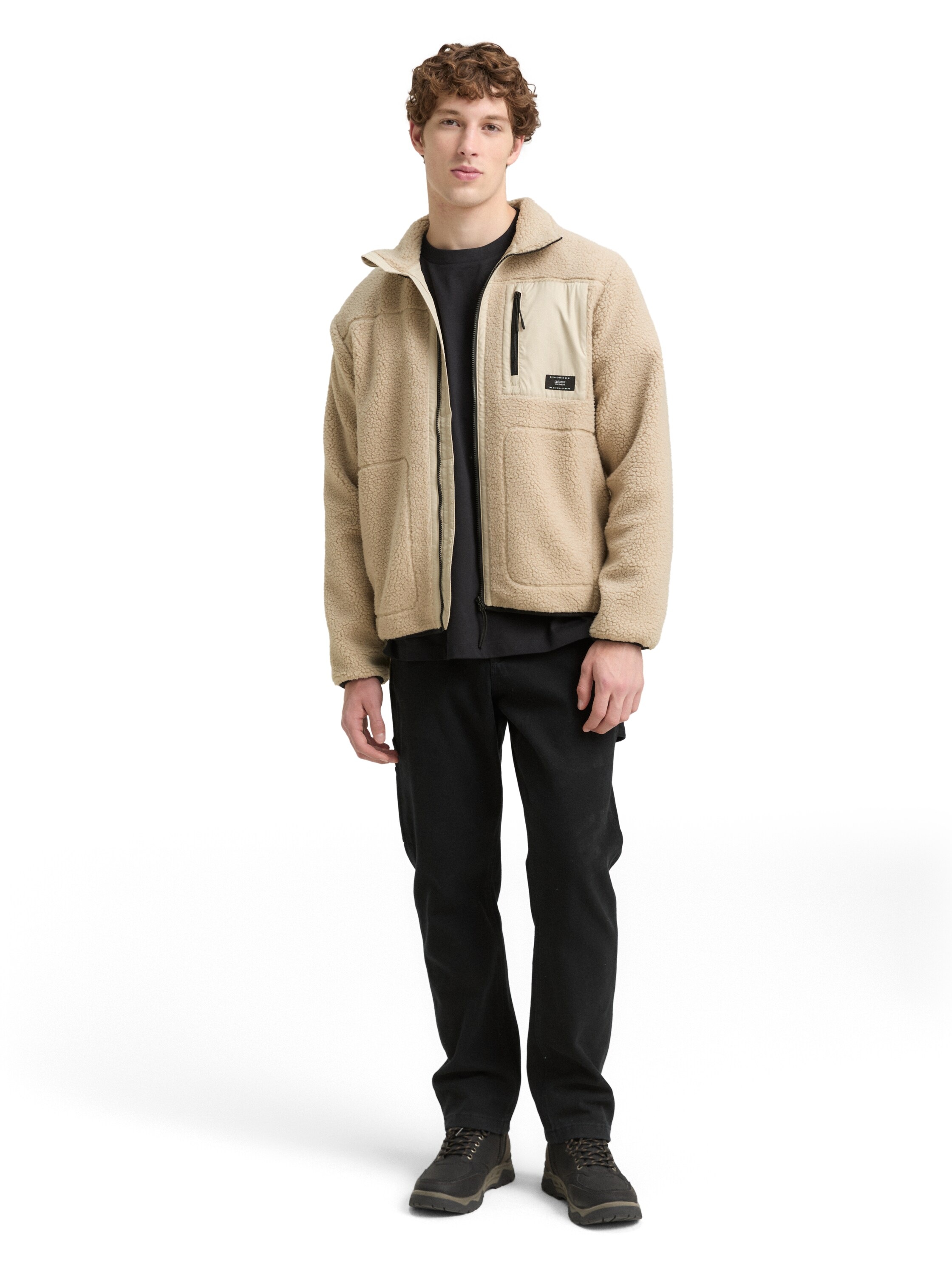 TOM TAILOR Denim Softshelljacke mit Logo Stickerei