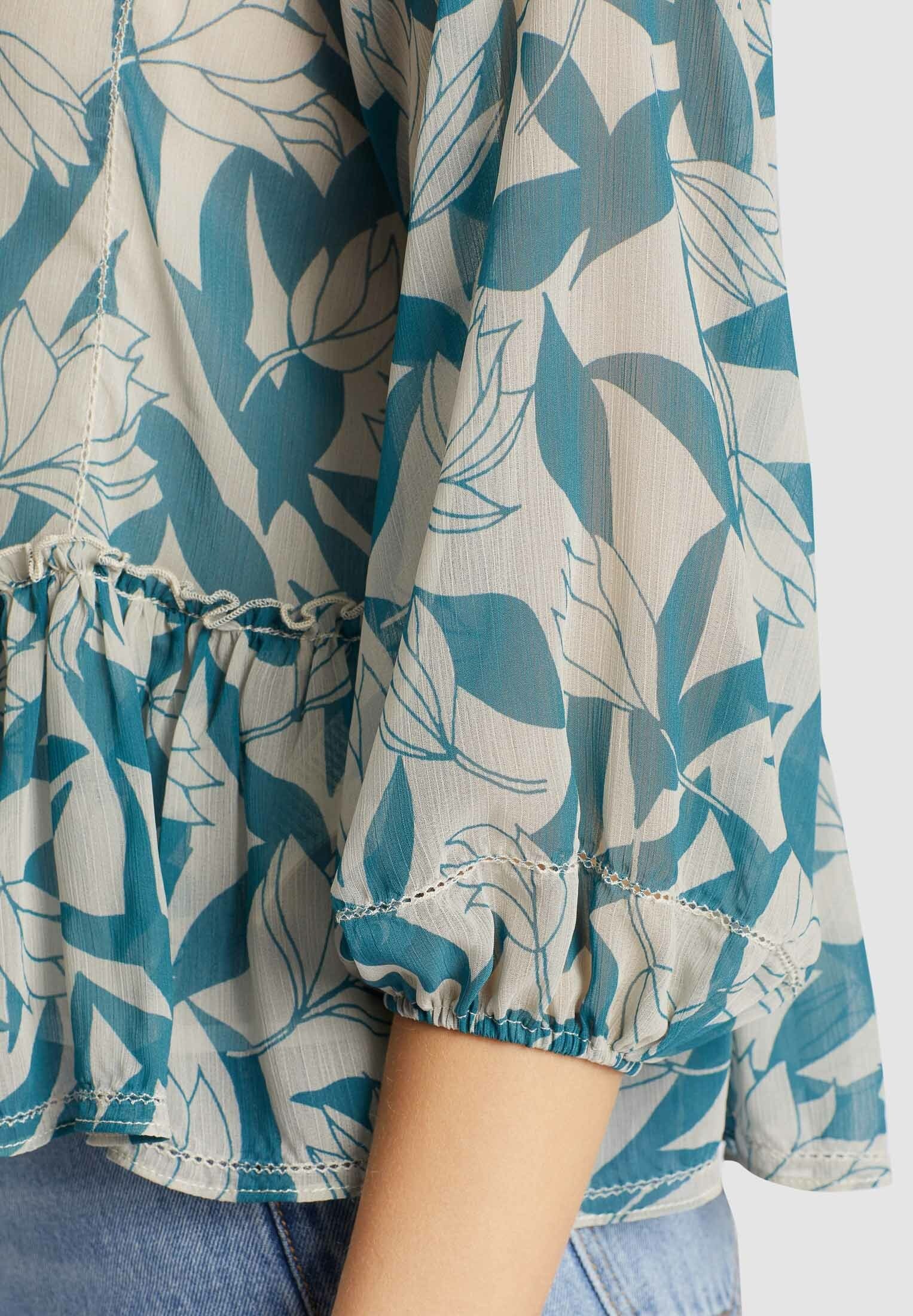 khujo Chiffonbluse »khujo Bluse KLEMENTINA«, mit separatem Trägertop