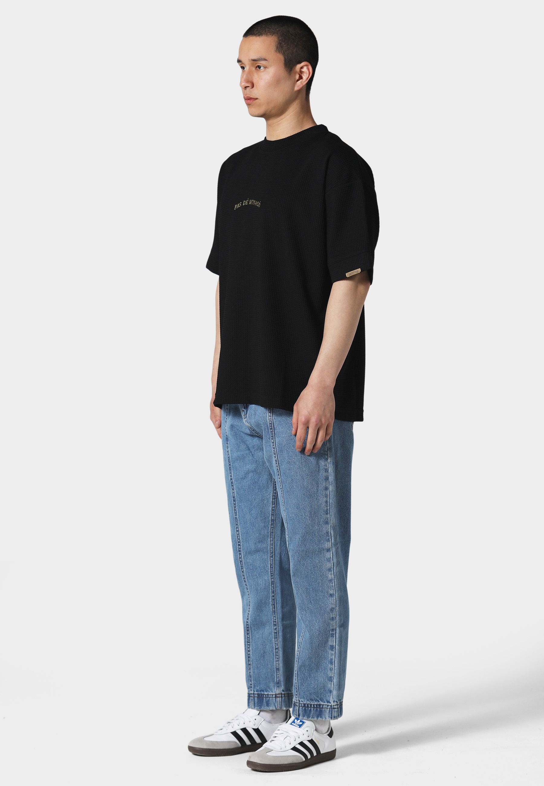 Pas De Monaco T-Shirt »Pas De Monaco WAFFLE T-SHIRT« 1 Stk.