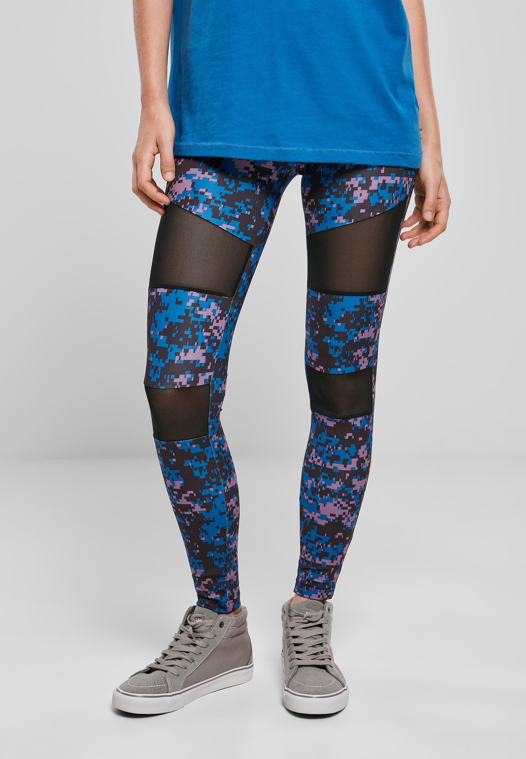 URBAN CLASSICS Leggings »Urban Classics Damen Ladies Camo Tech Mesh Leggings«, (1 tlg.)