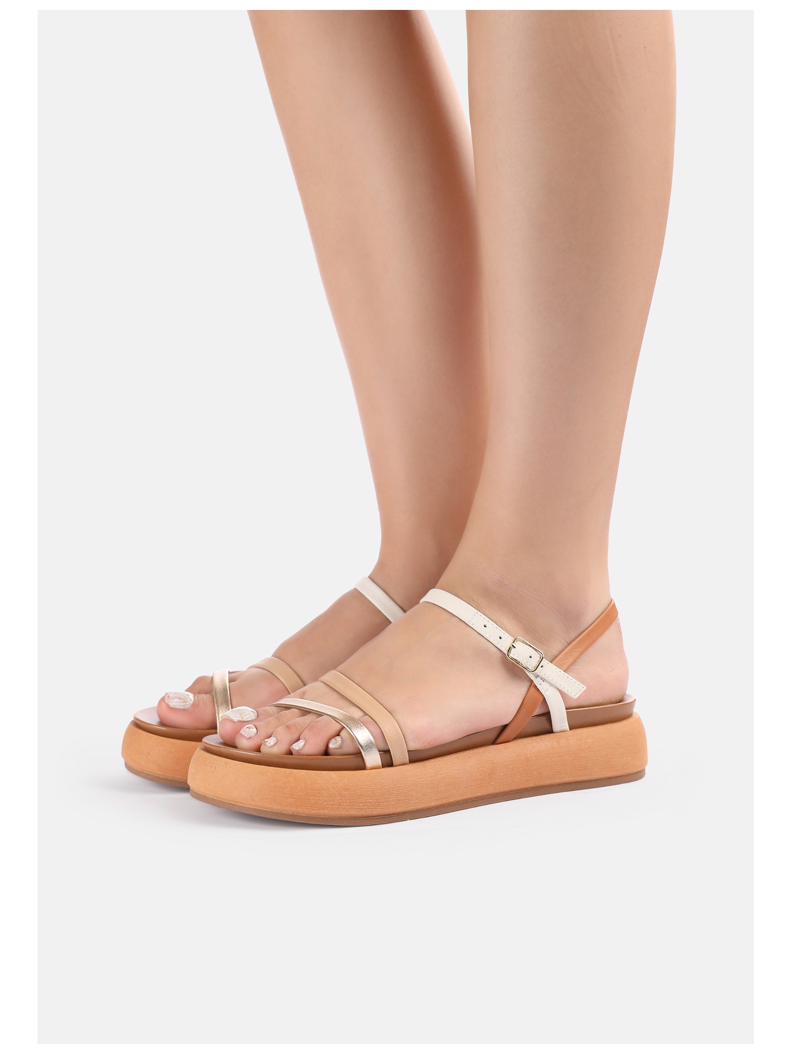 INUOVO Plateausandaletten »INUOVO Sandalen Leder«